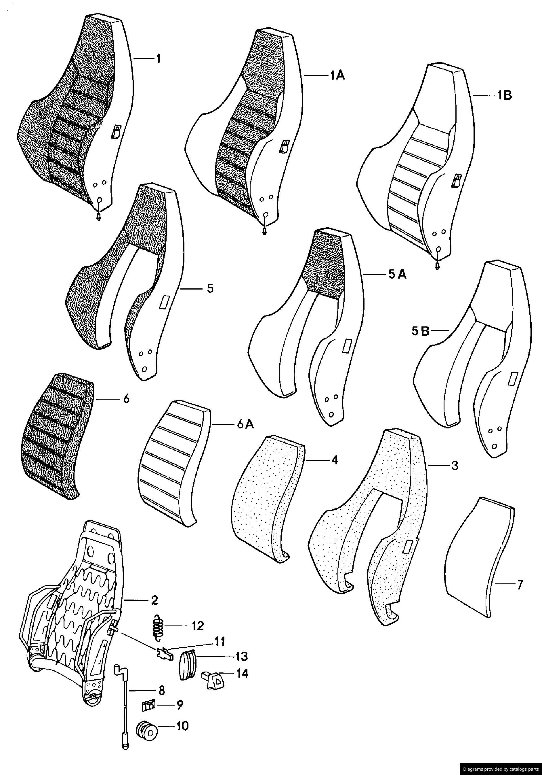 Car part diagram