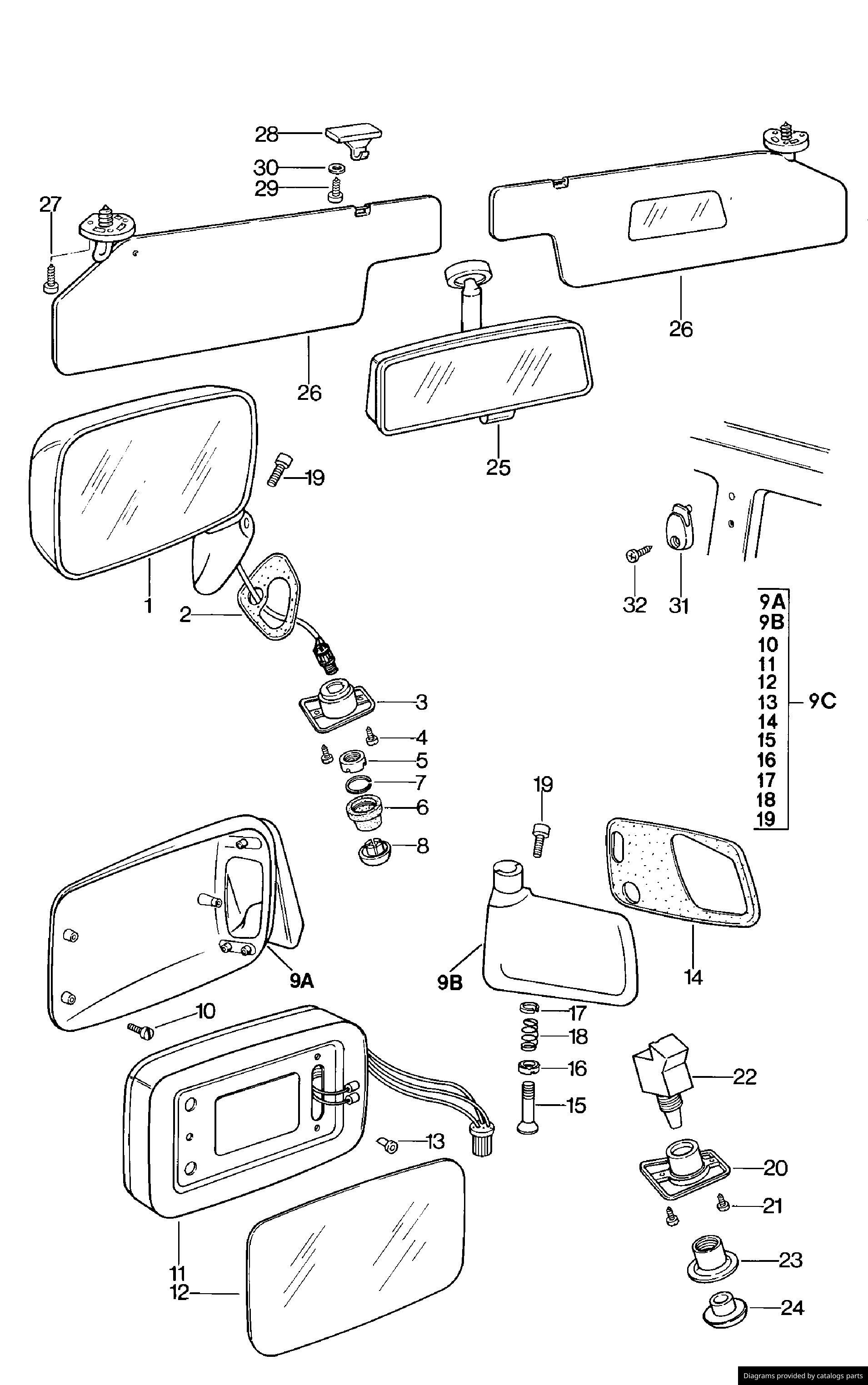 Car part diagram