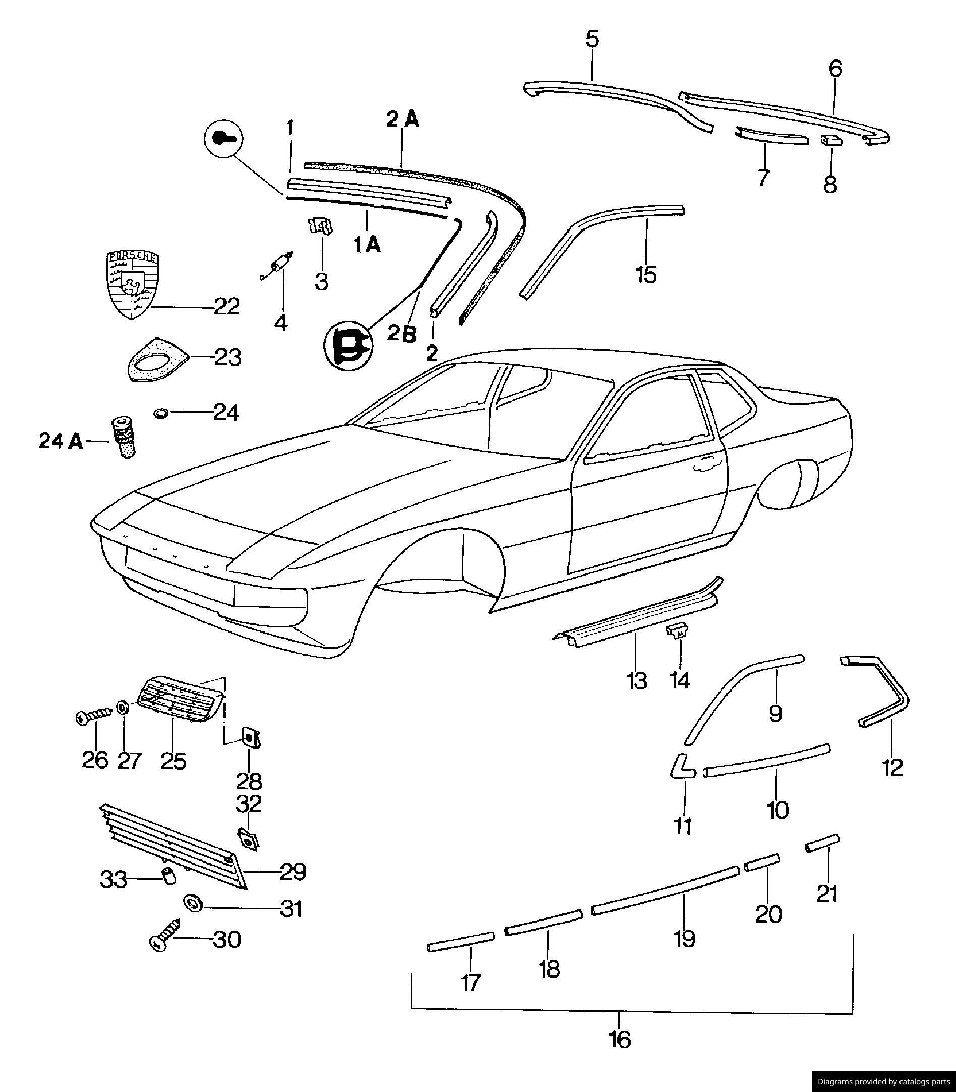Car part diagram