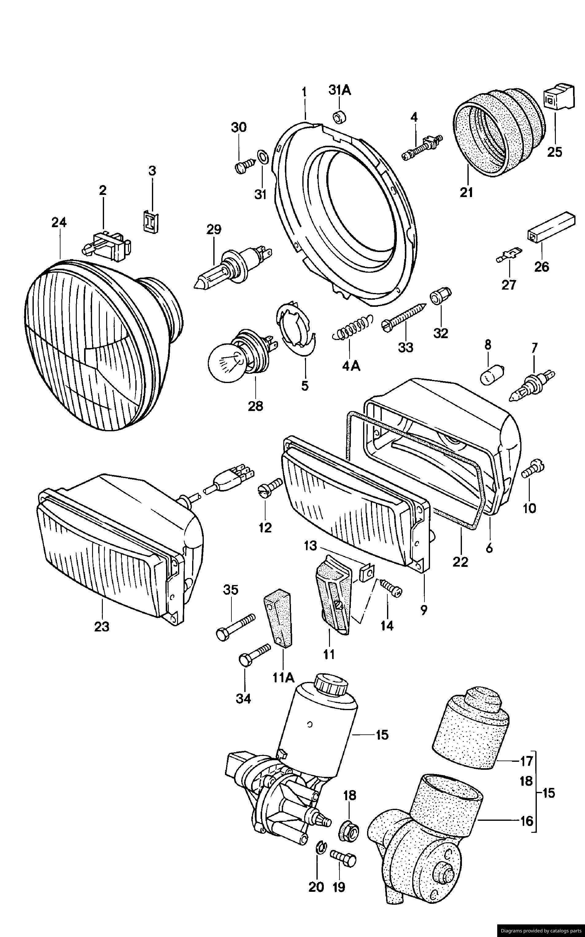 Car part diagram