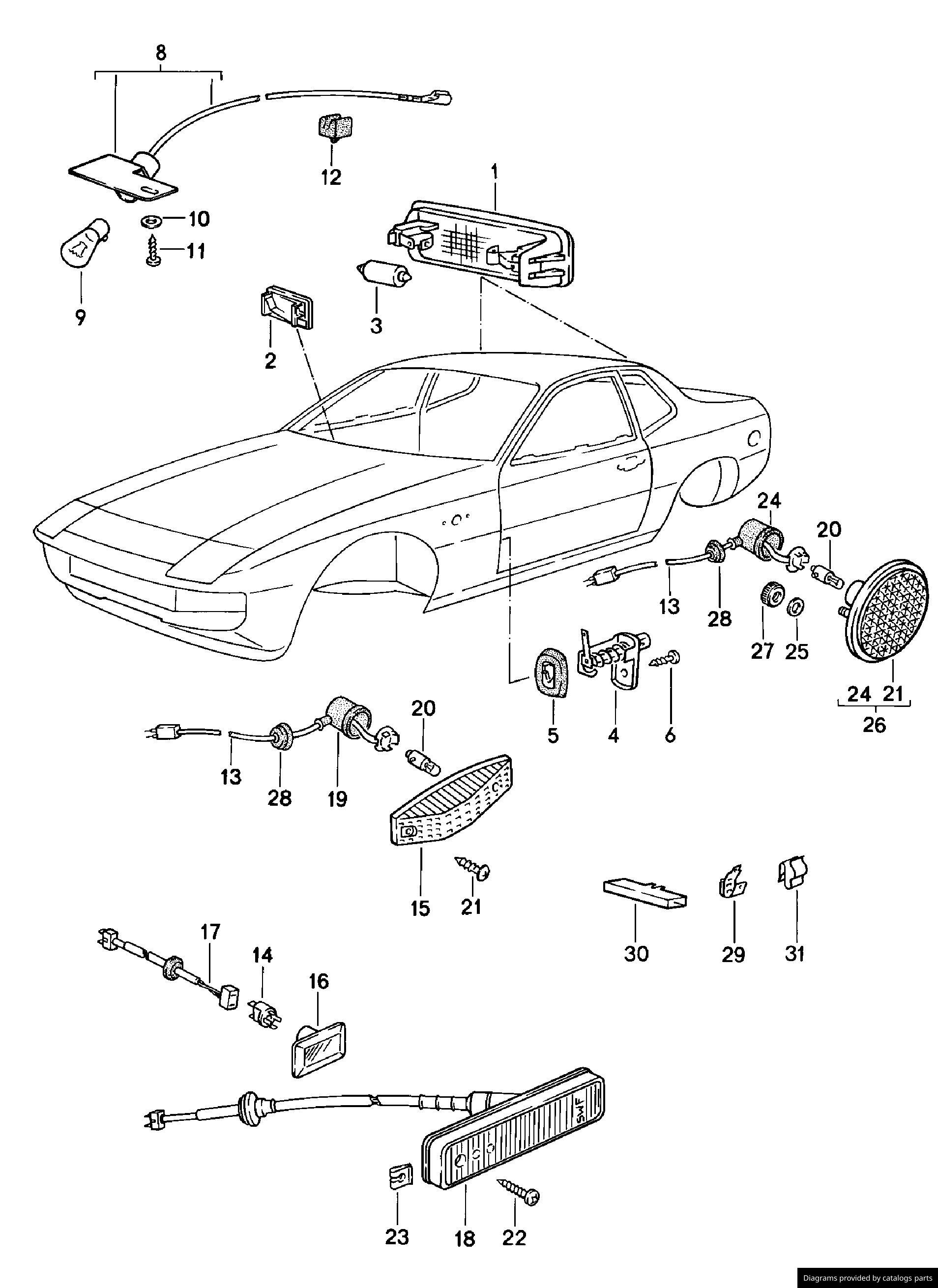 Car part diagram