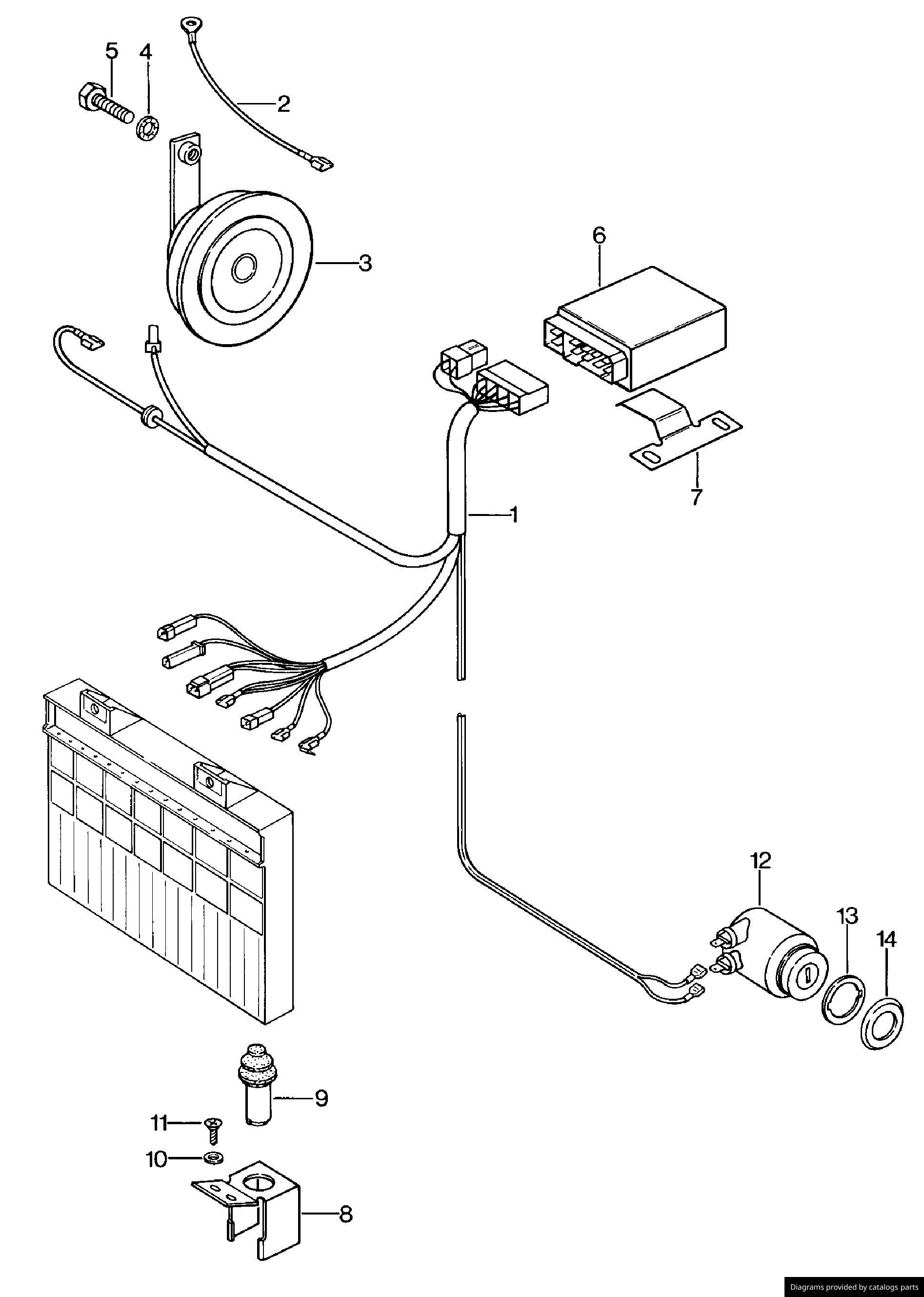 Car part diagram
