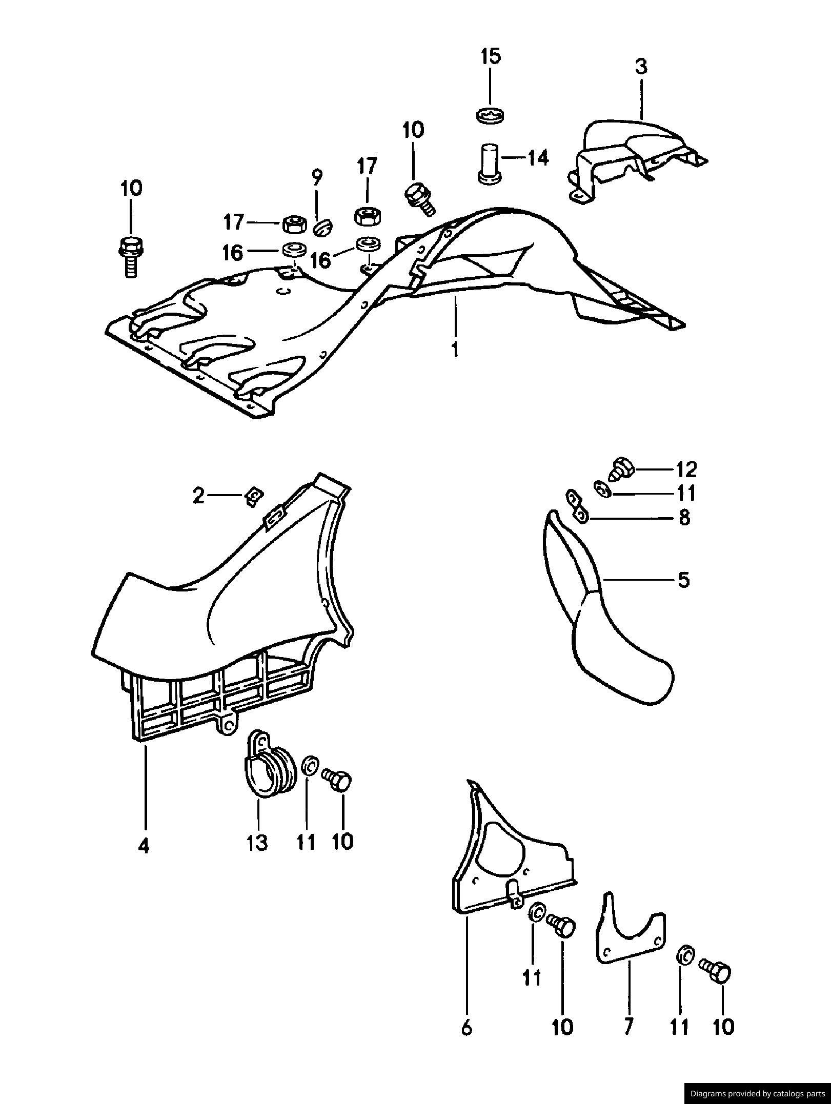 Car part diagram