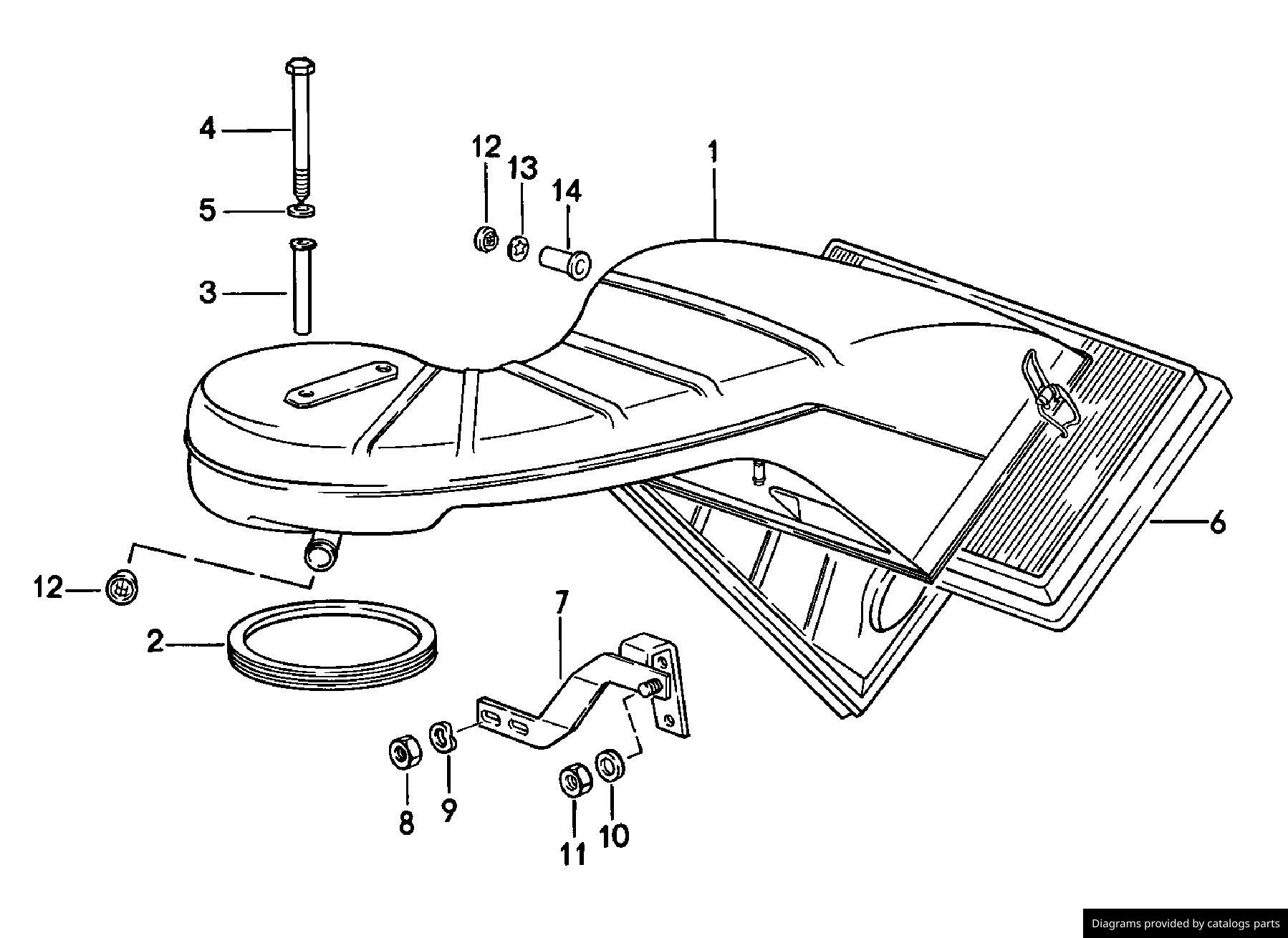 Car part diagram