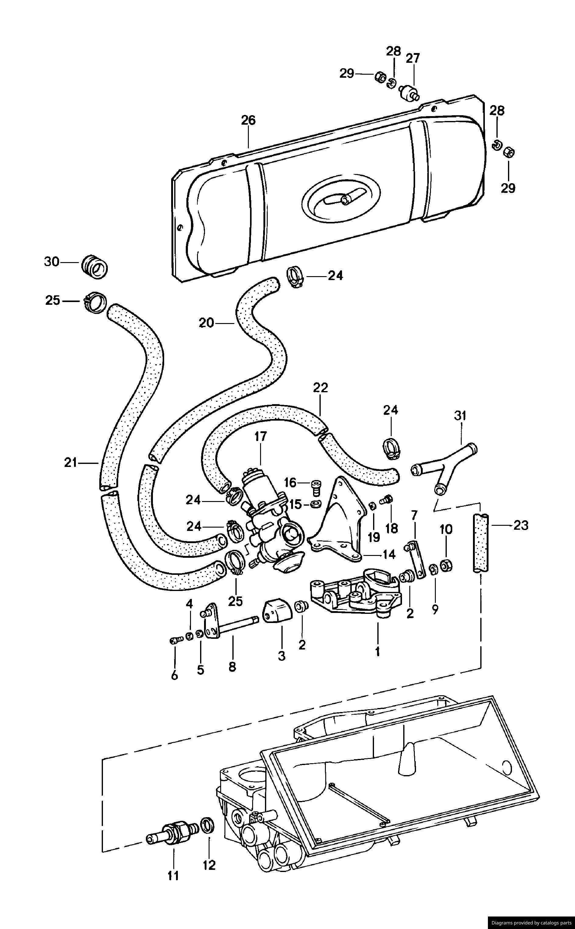Car part diagram