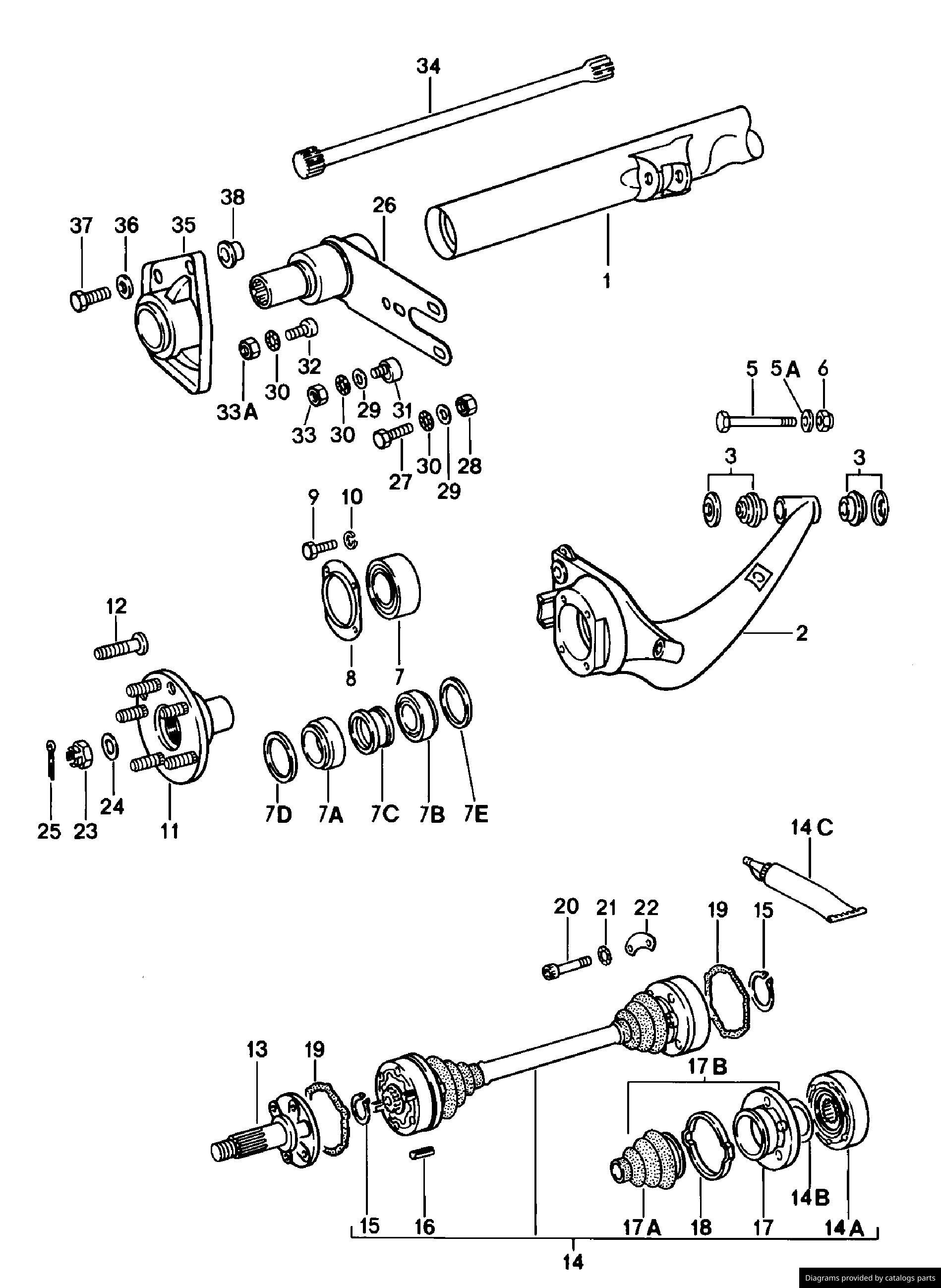 Car part diagram