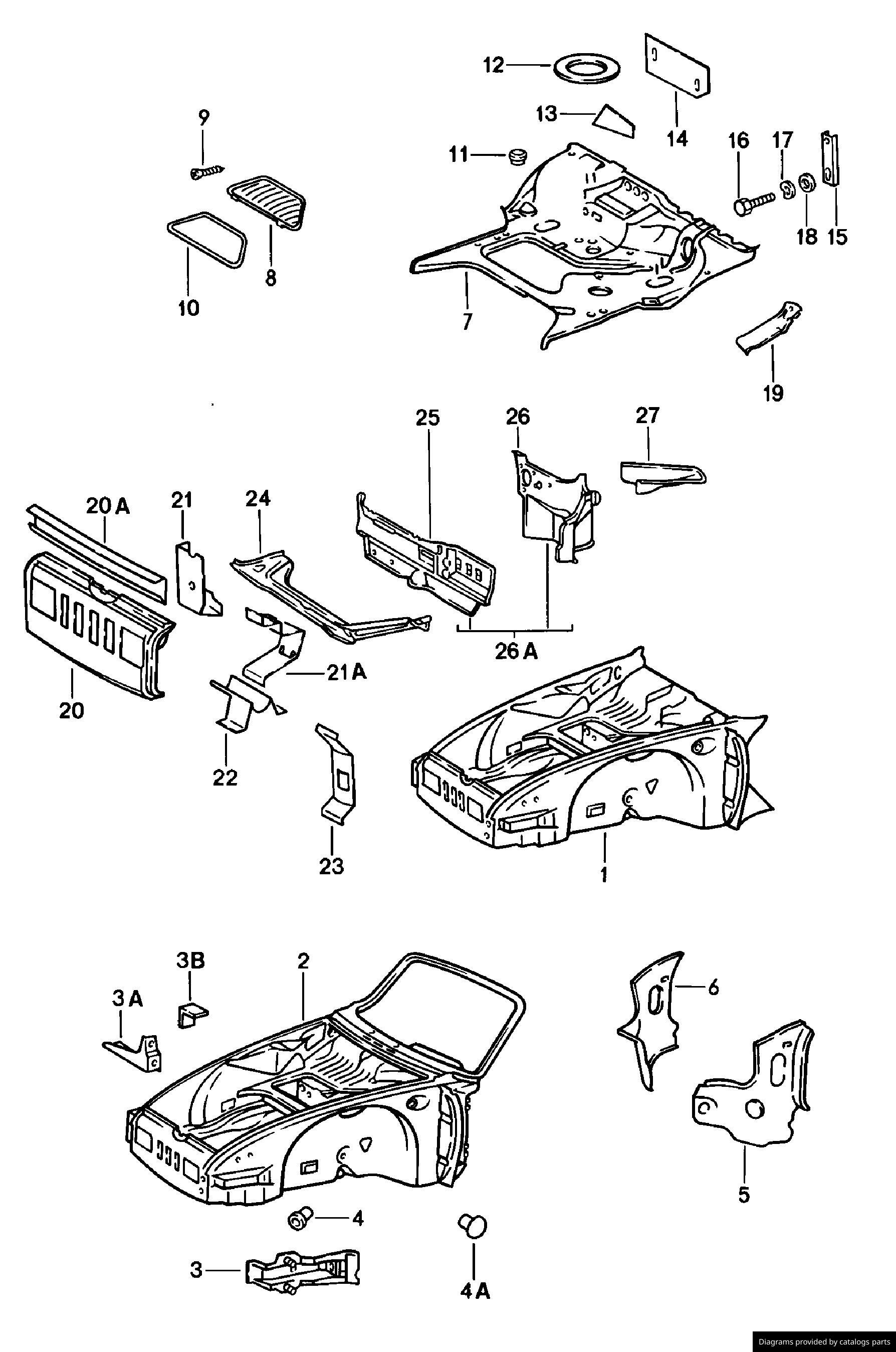 Car part diagram