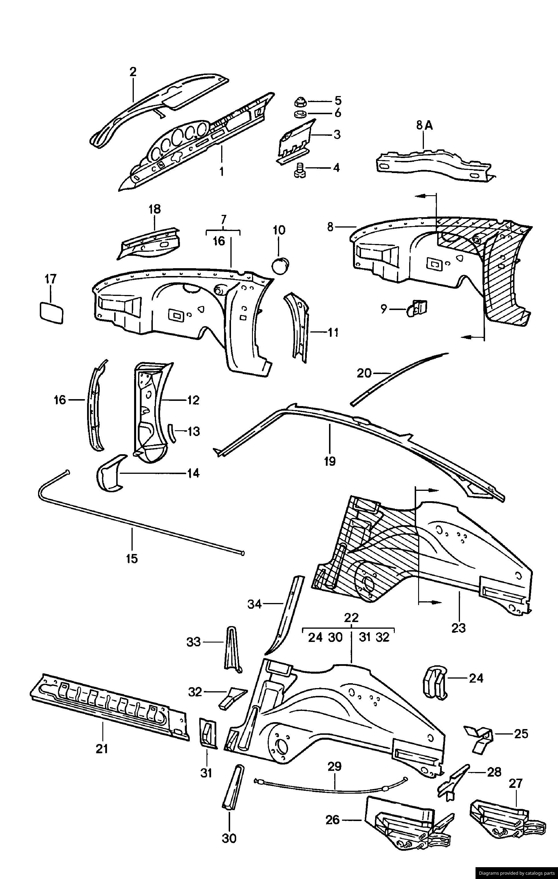 Car part diagram