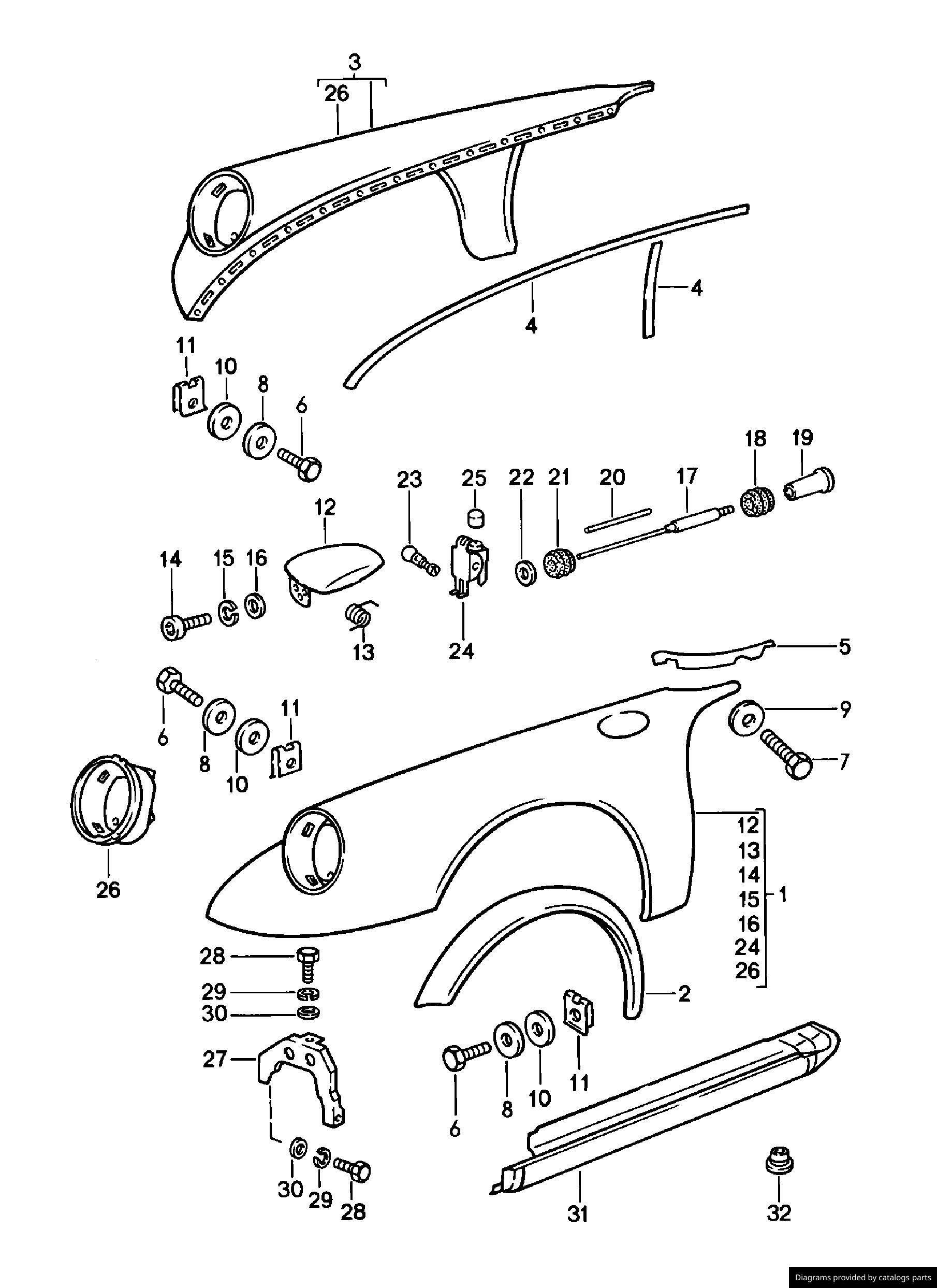 Car part diagram