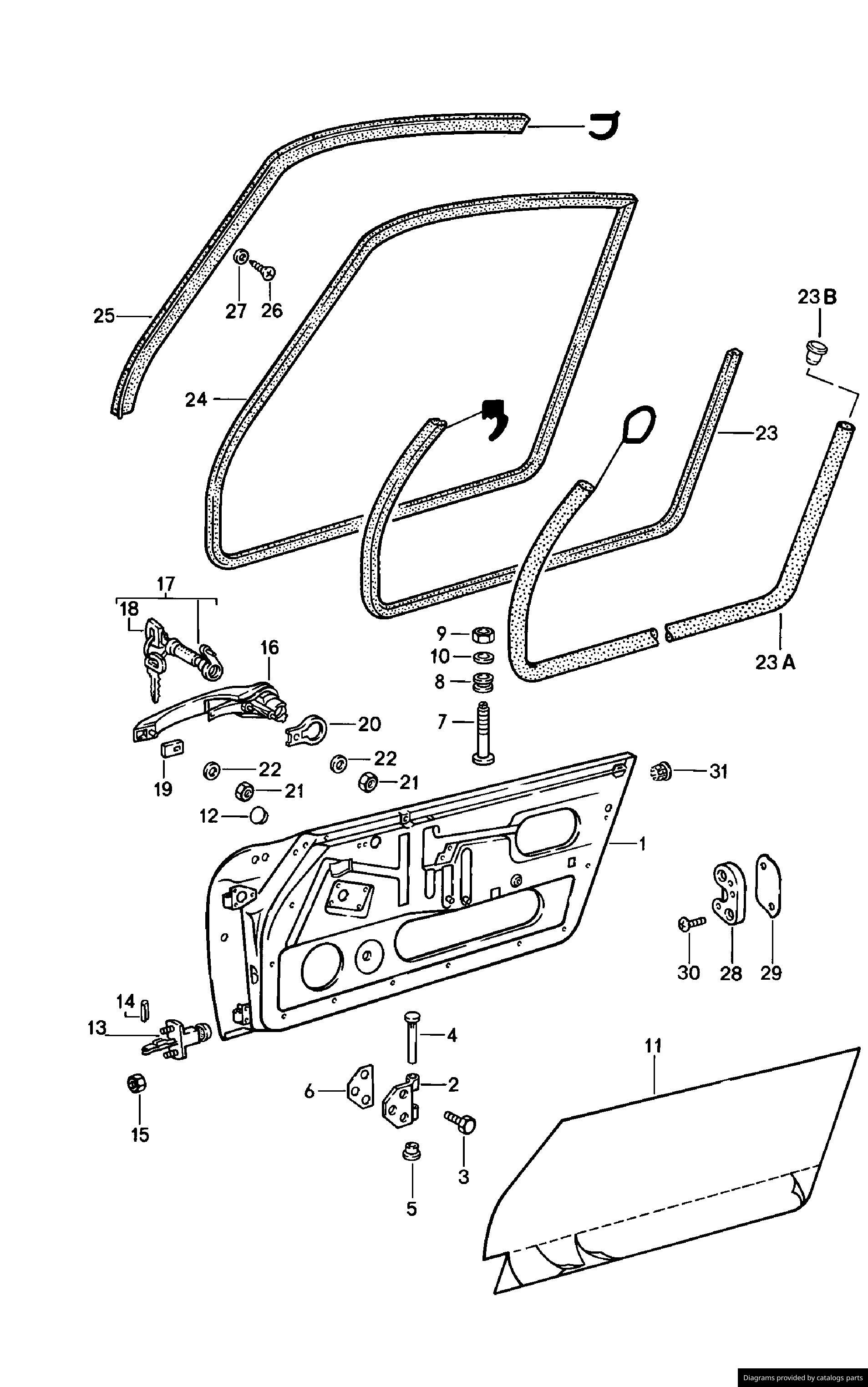 Car part diagram