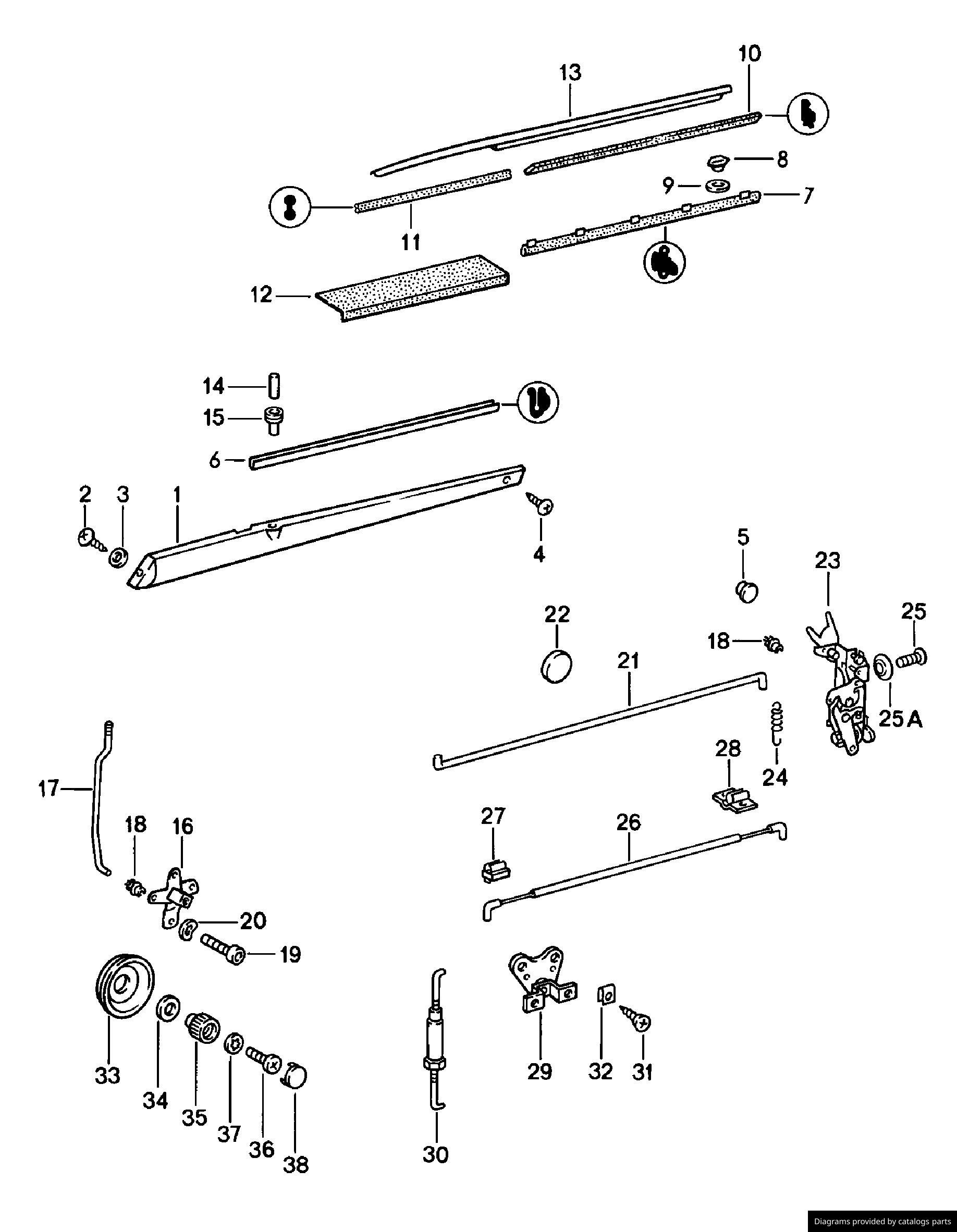Car part diagram