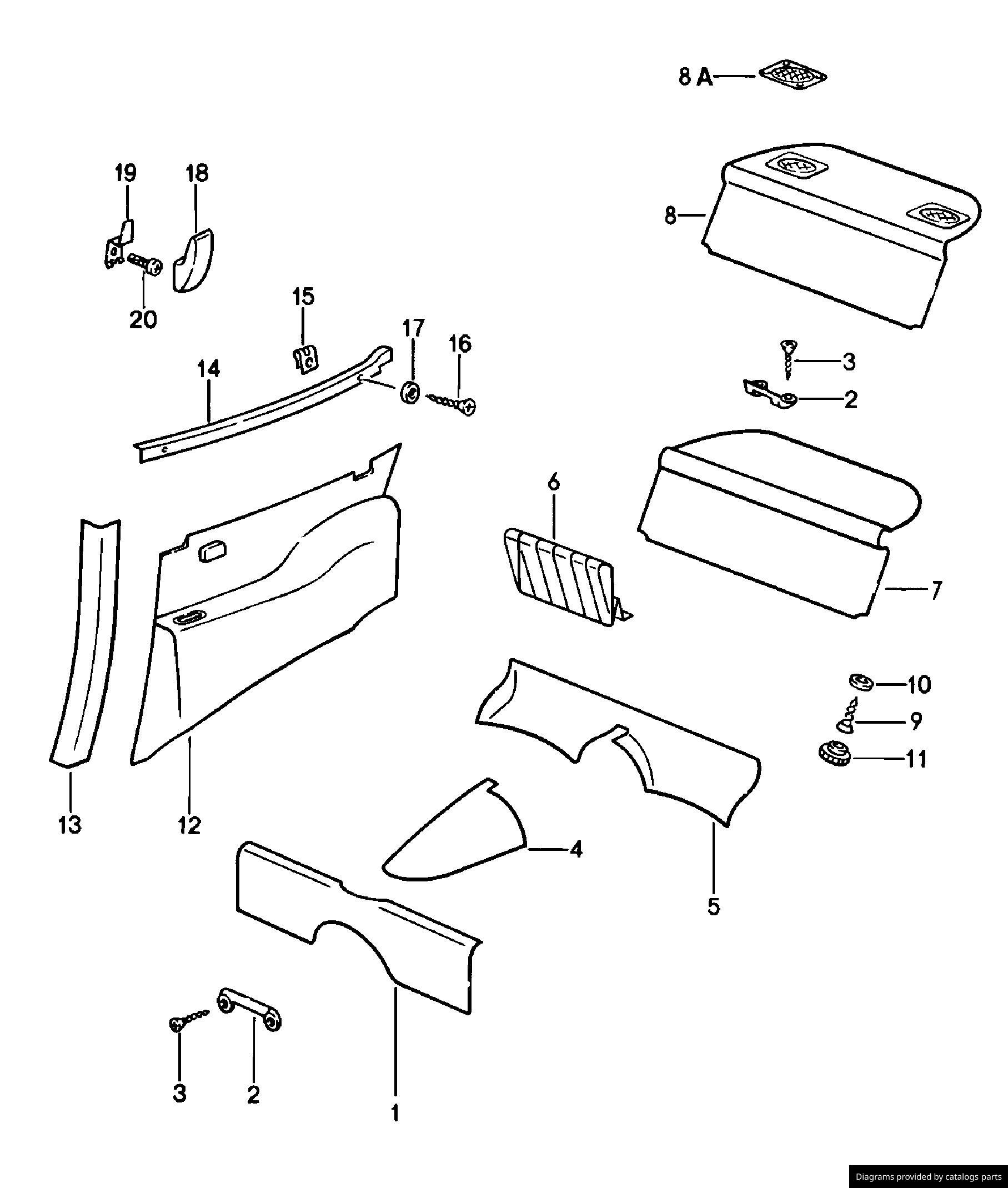 Car part diagram