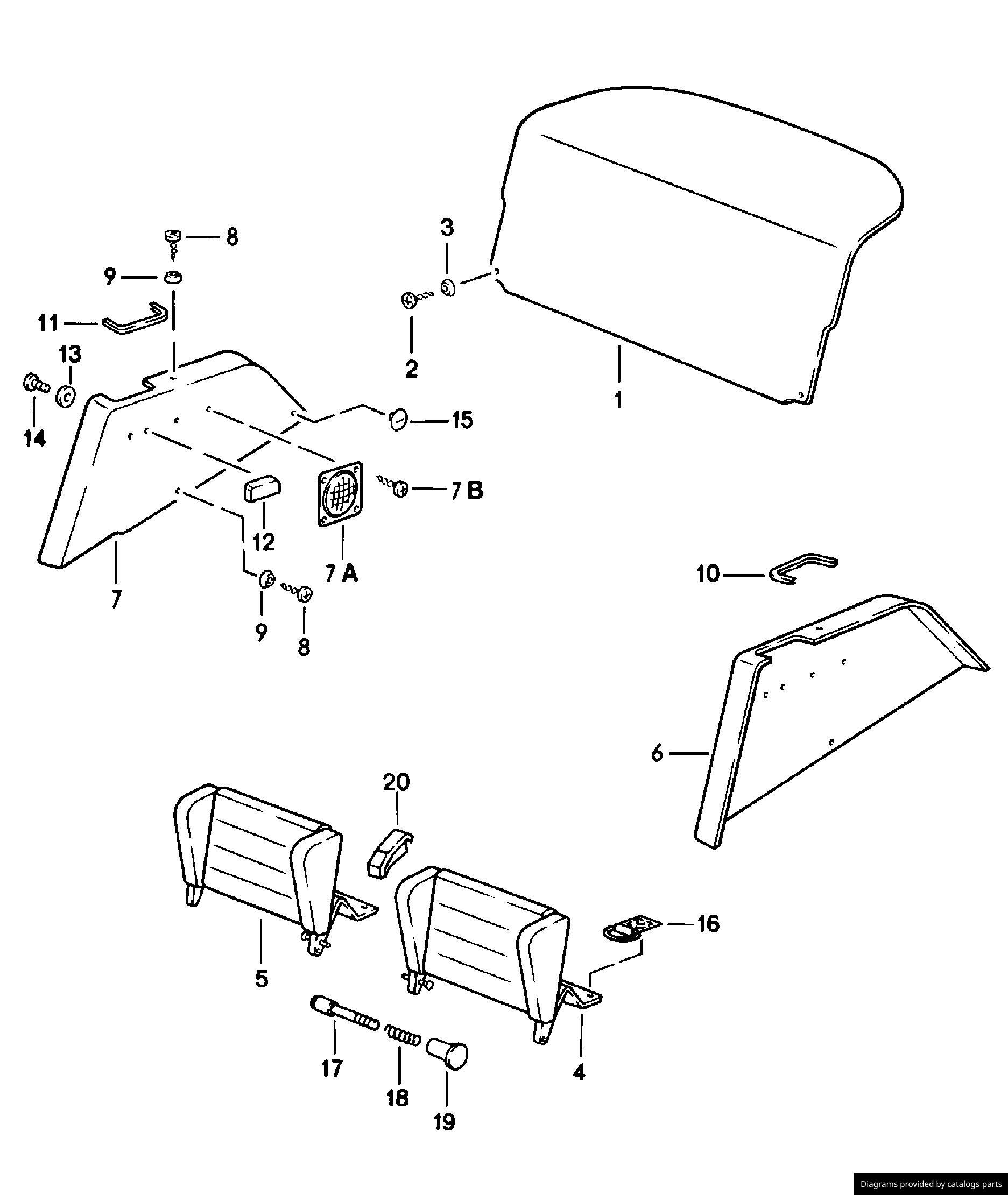Car part diagram