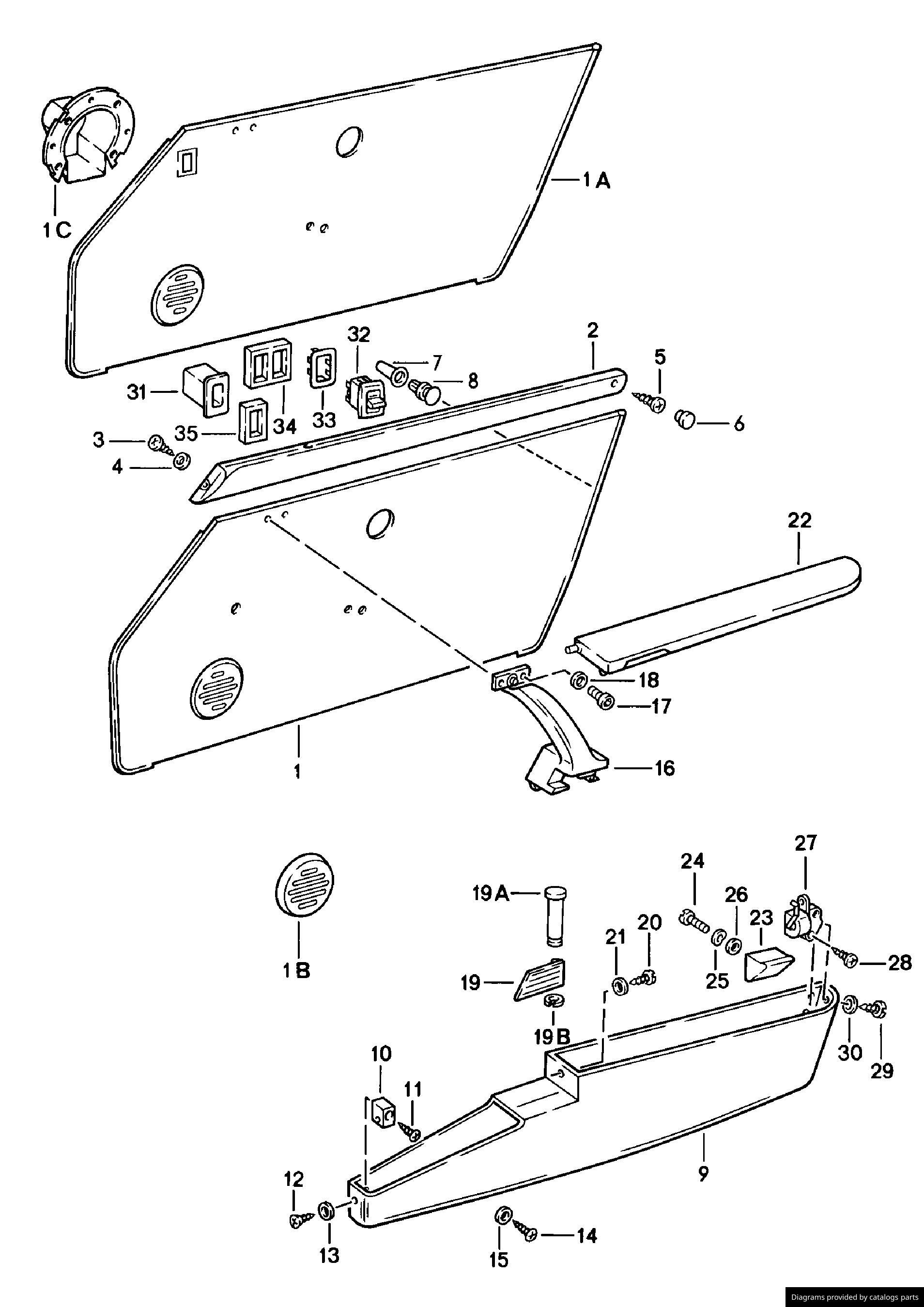 Car part diagram