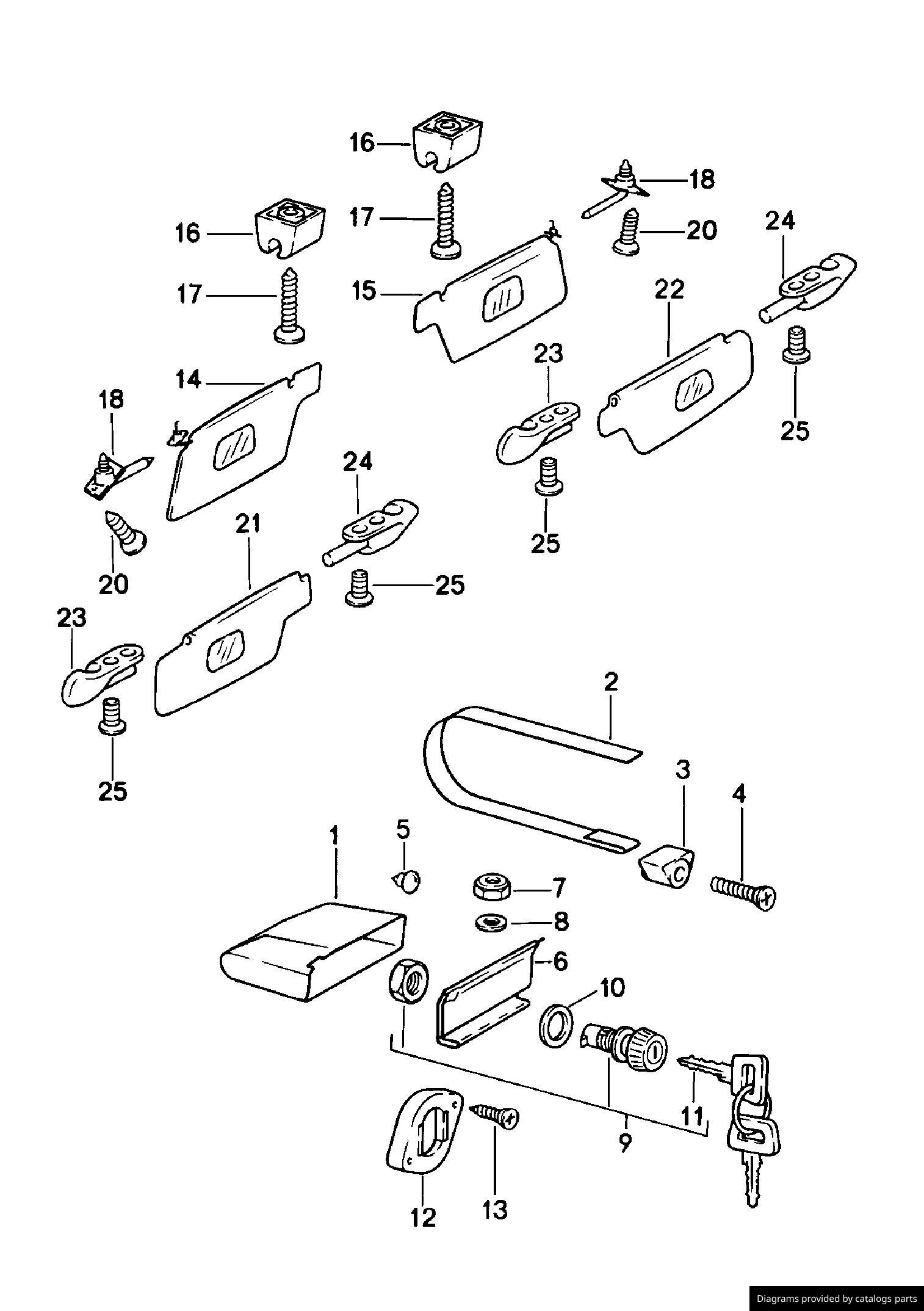 Car part diagram