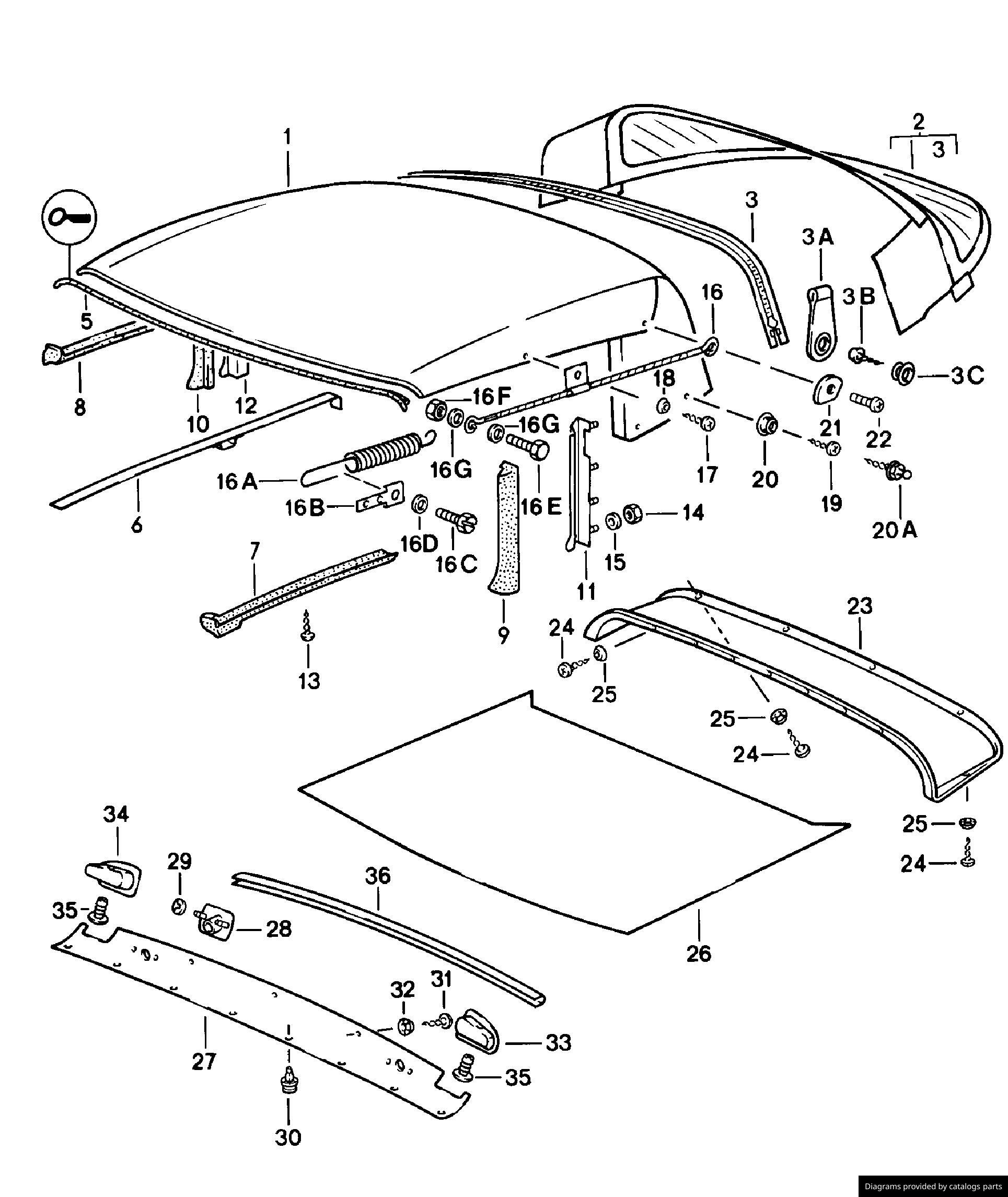 Car part diagram