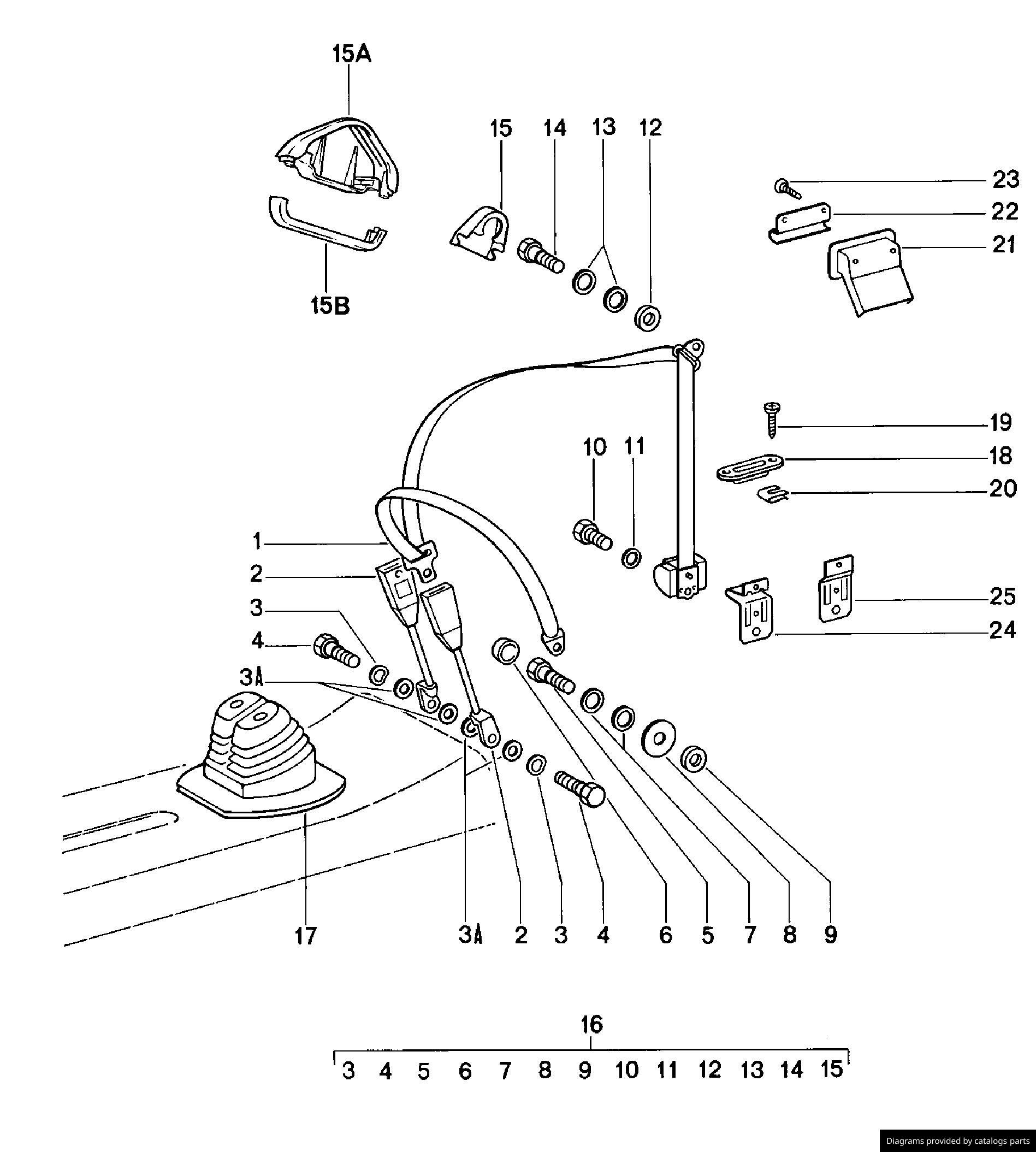 Car part diagram