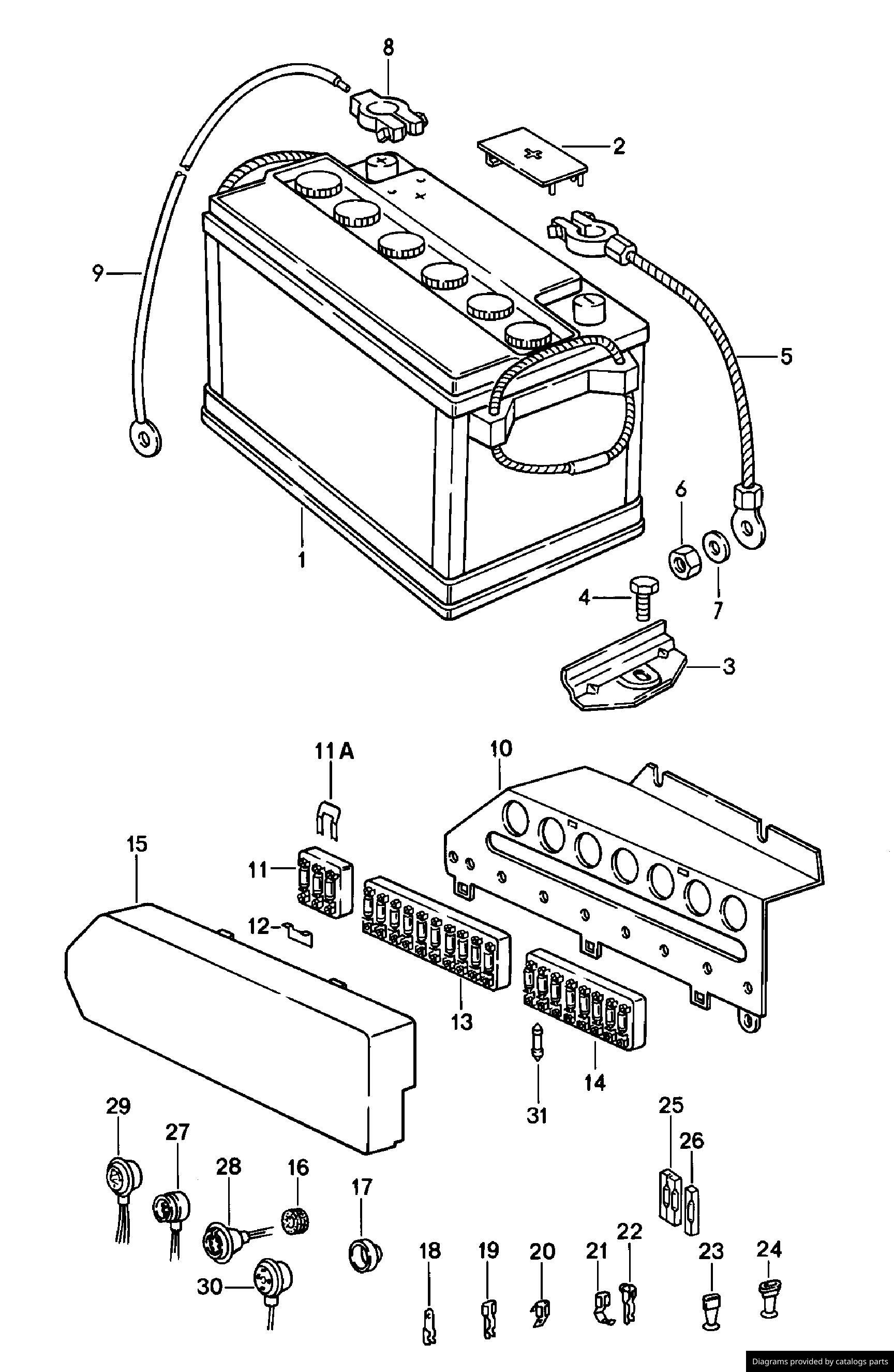 Car part diagram