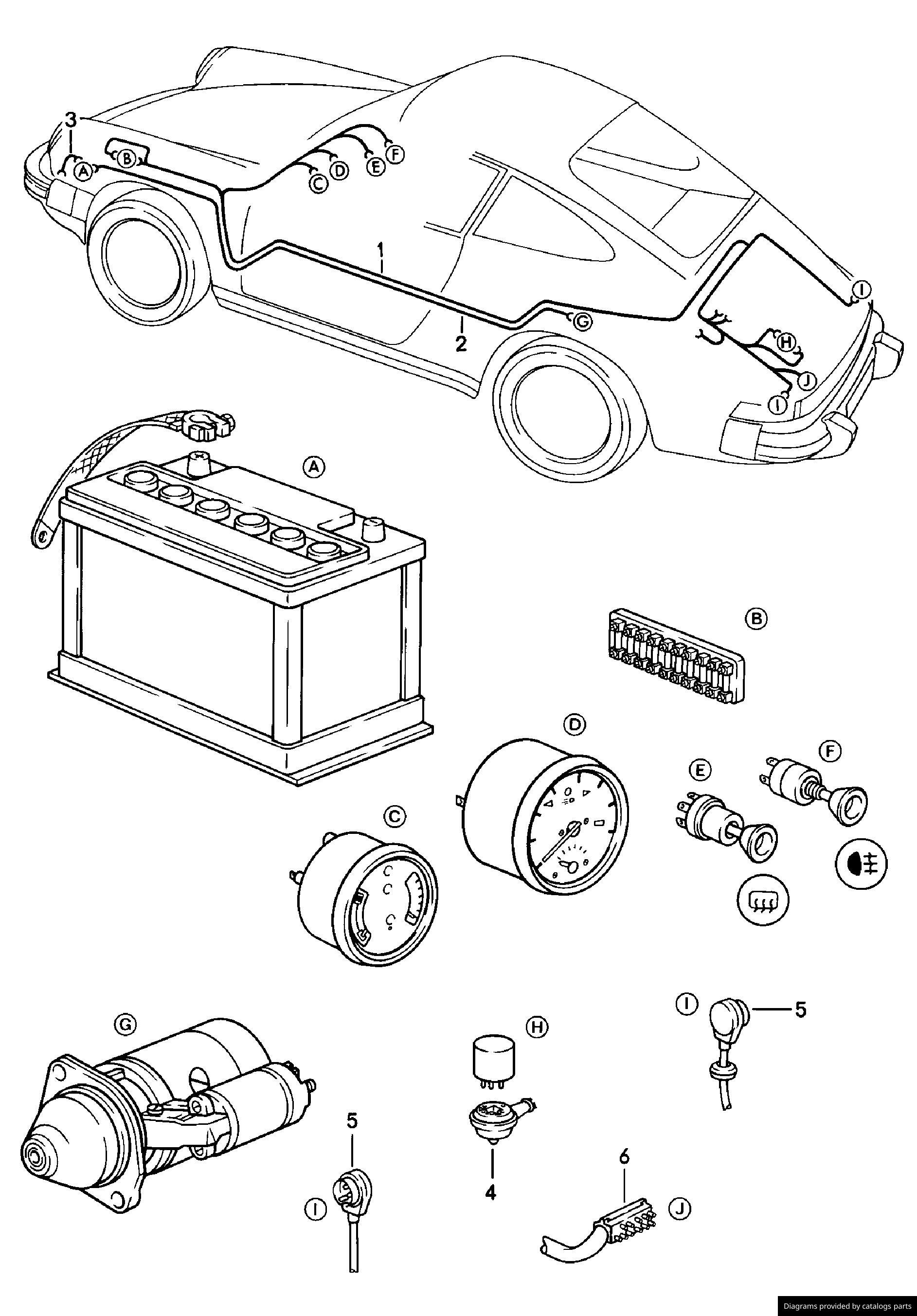 Car part diagram