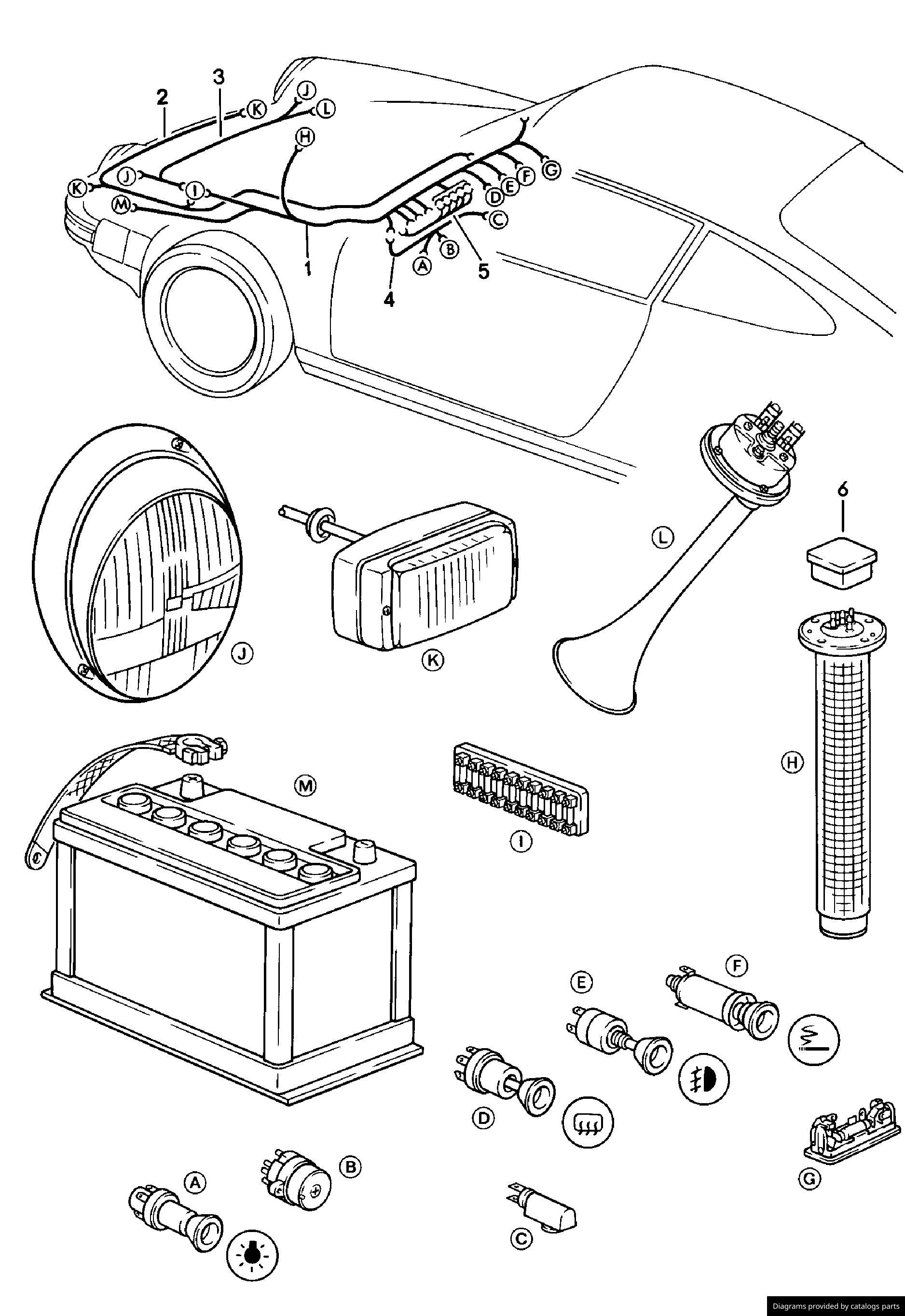 Car part diagram