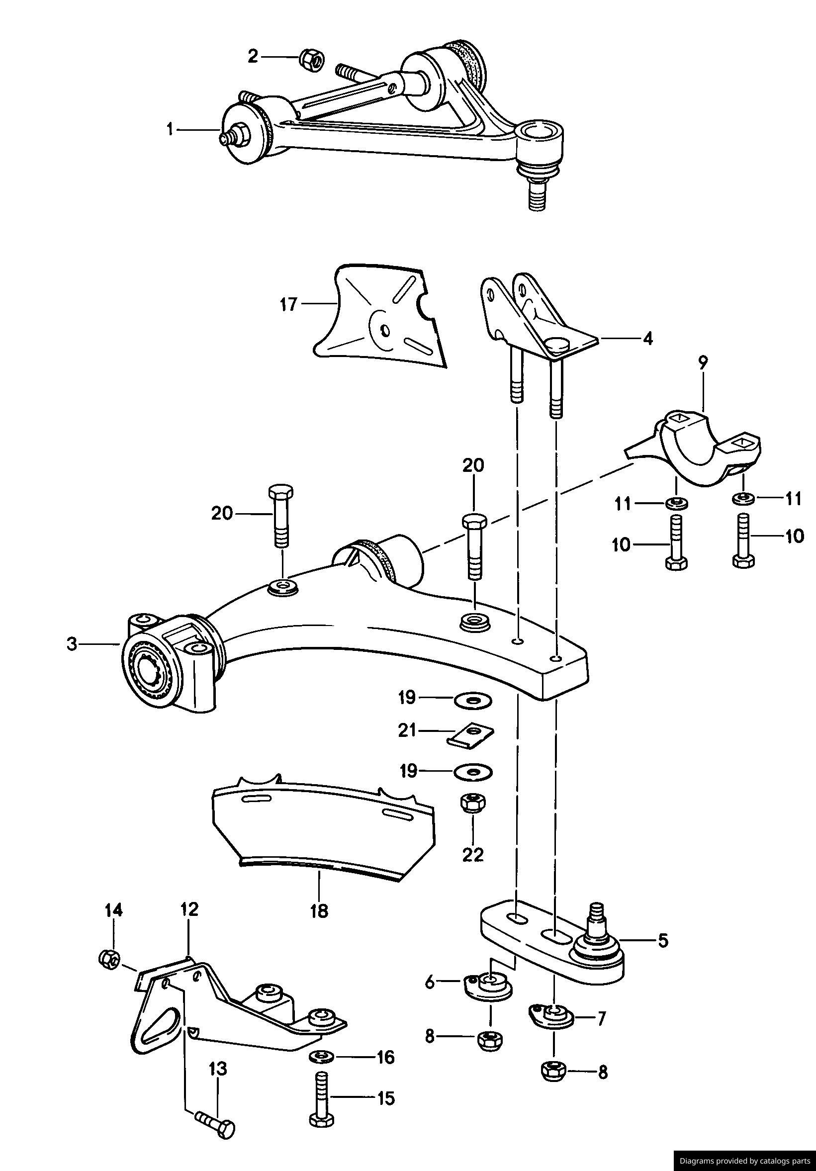 Car part diagram