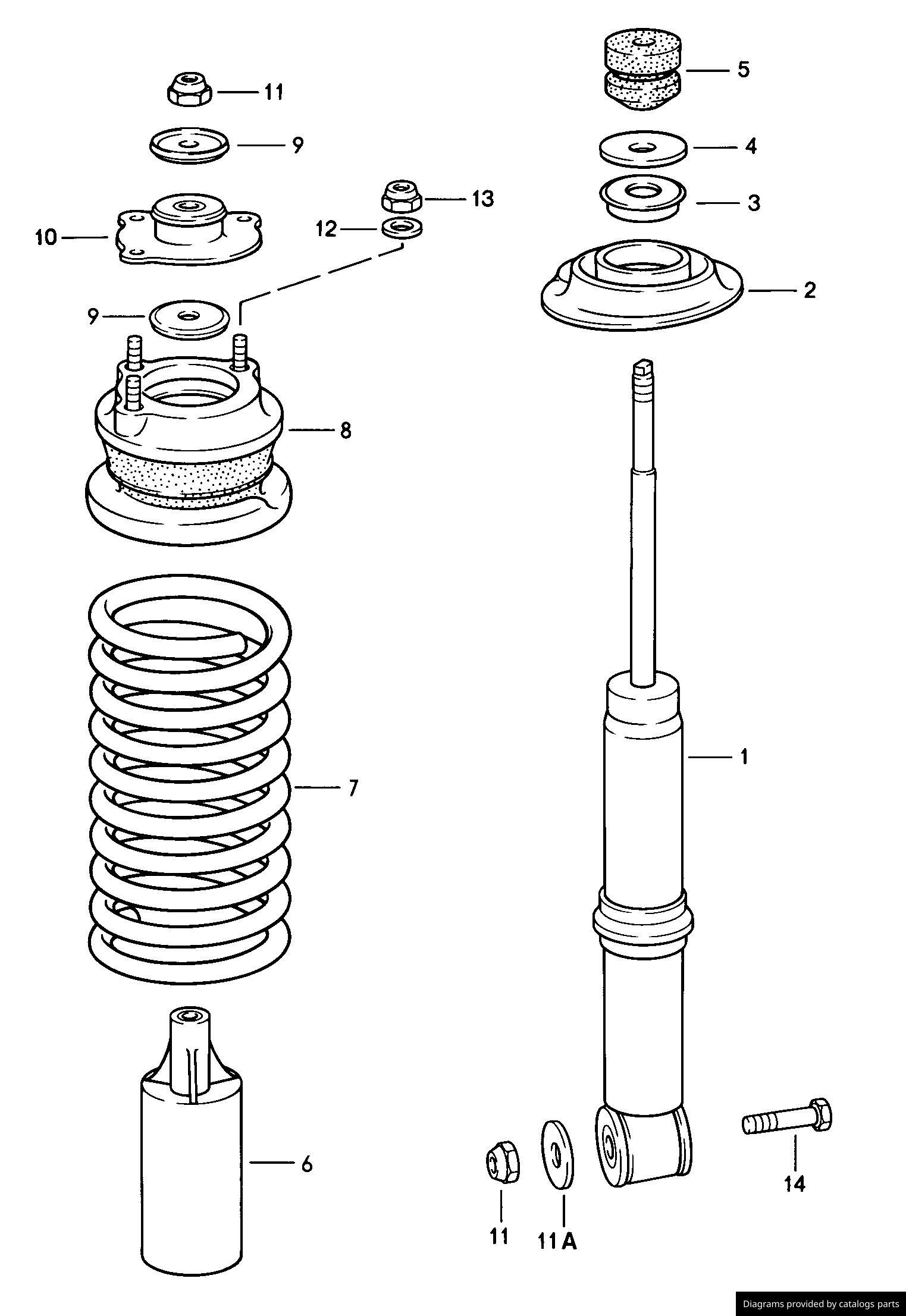 Car part diagram