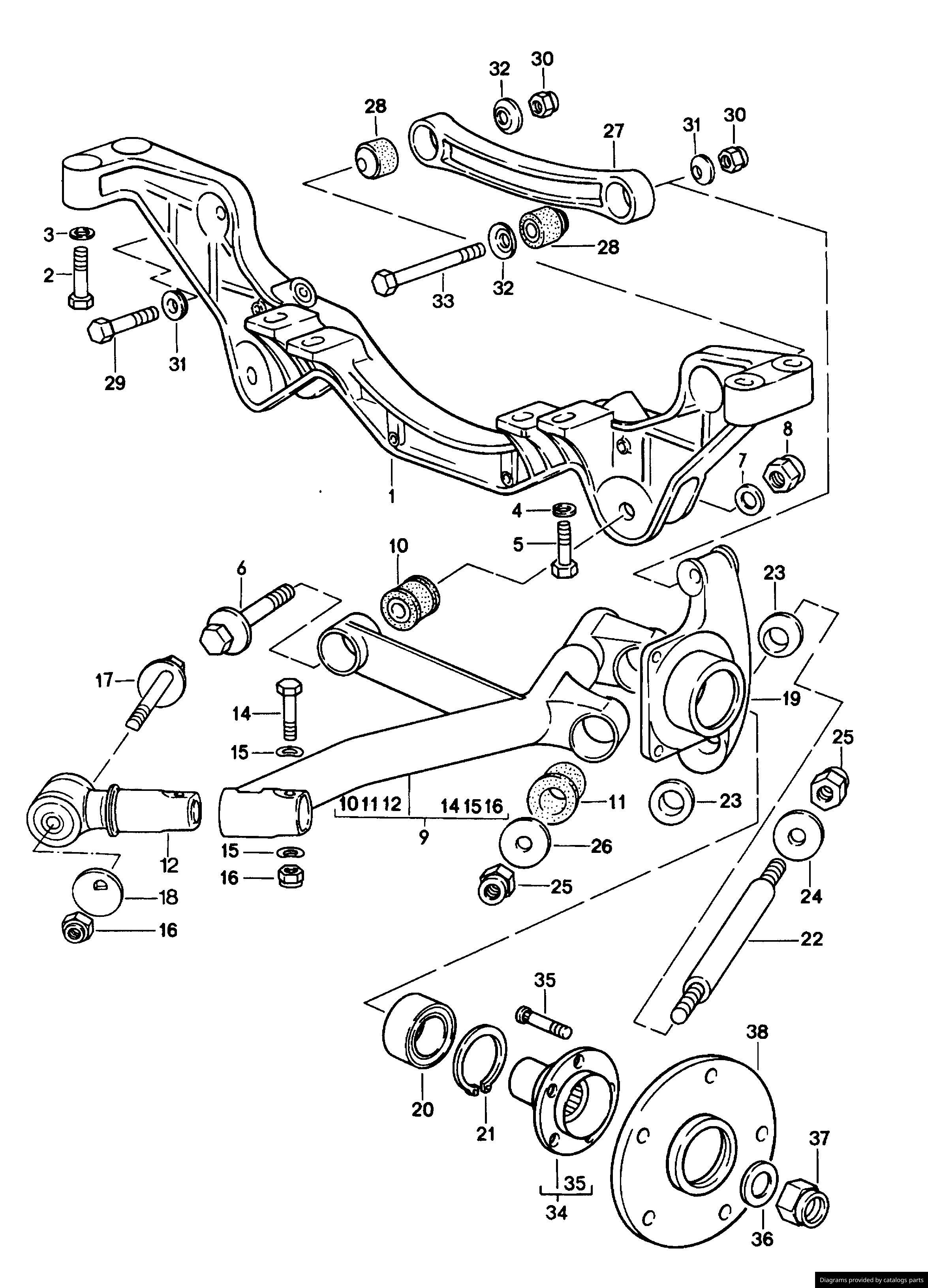 Car part diagram