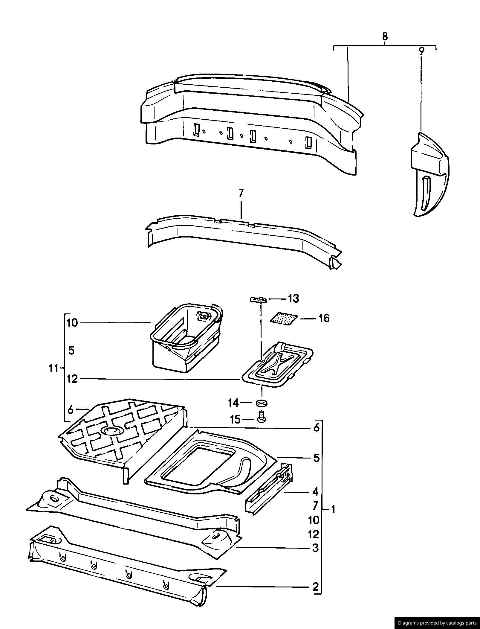 Car part diagram