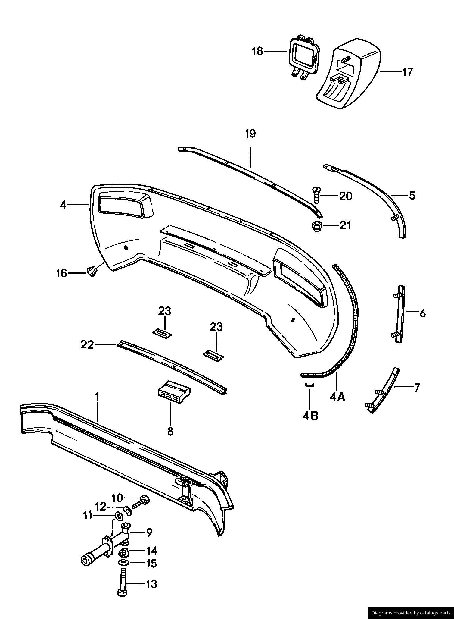 Car part diagram