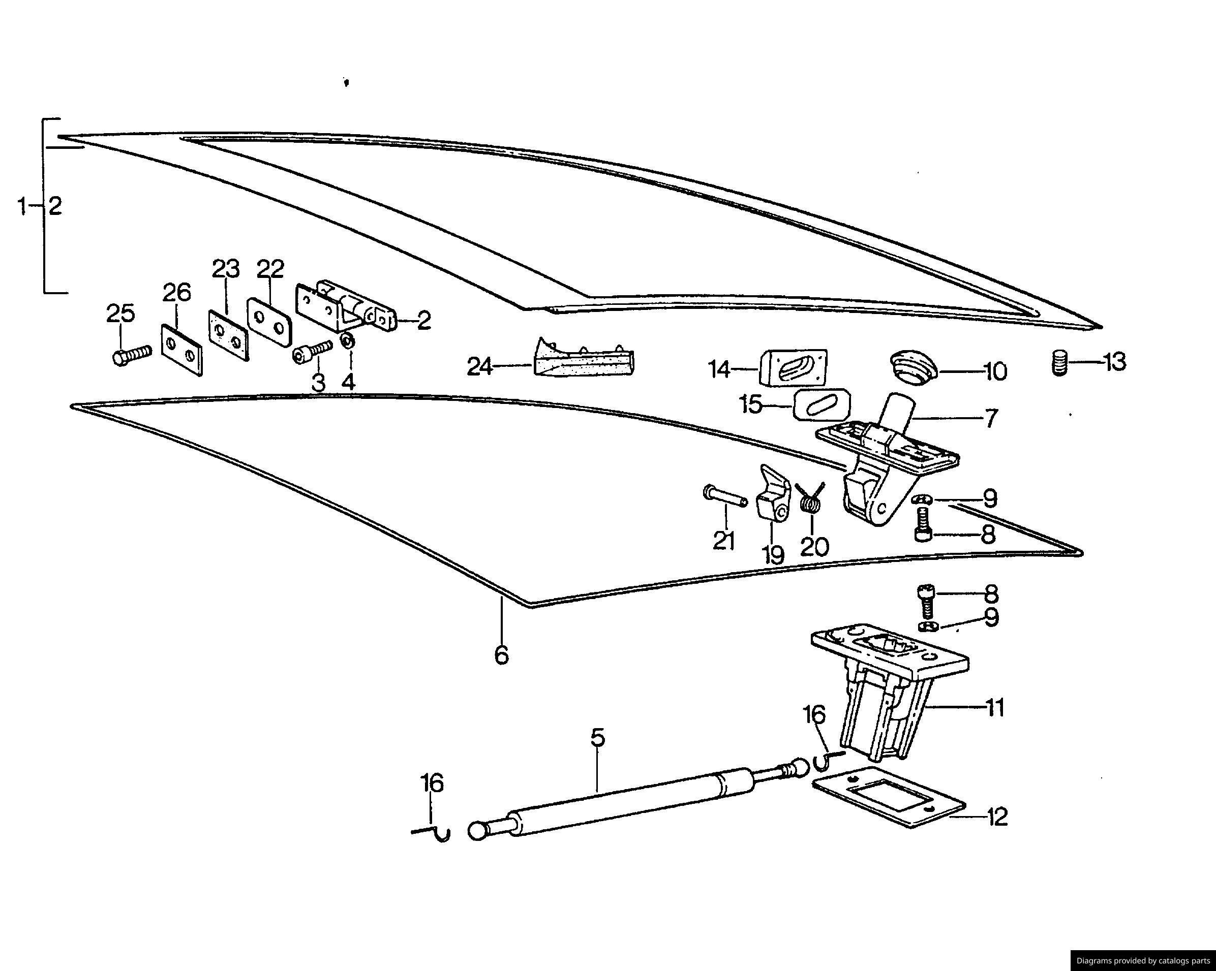 Car part diagram