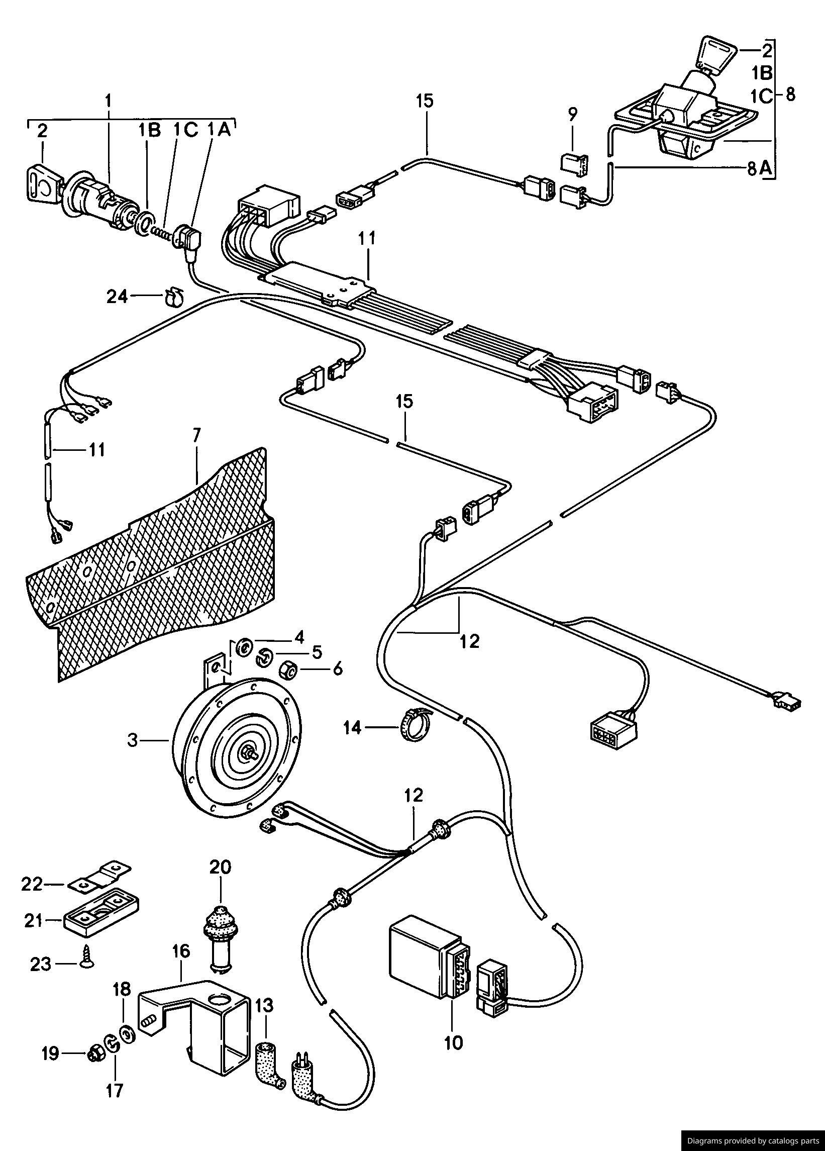 Car part diagram