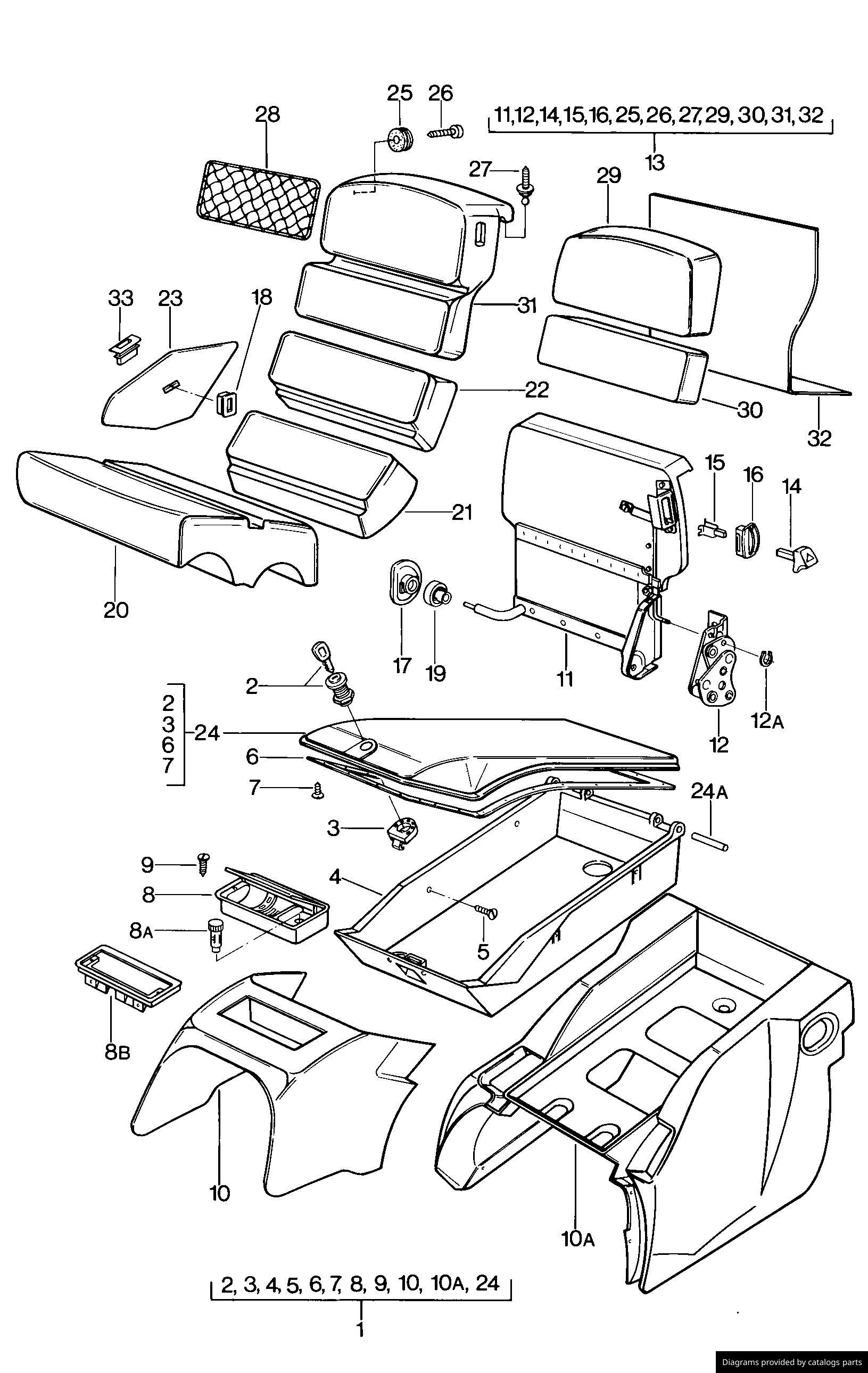 Car part diagram