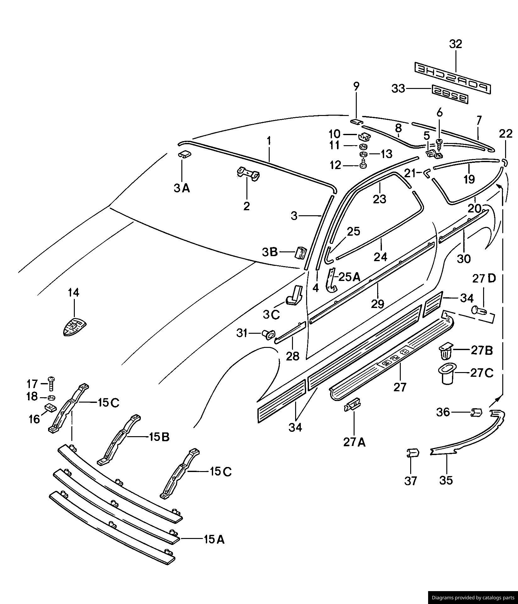 Car part diagram