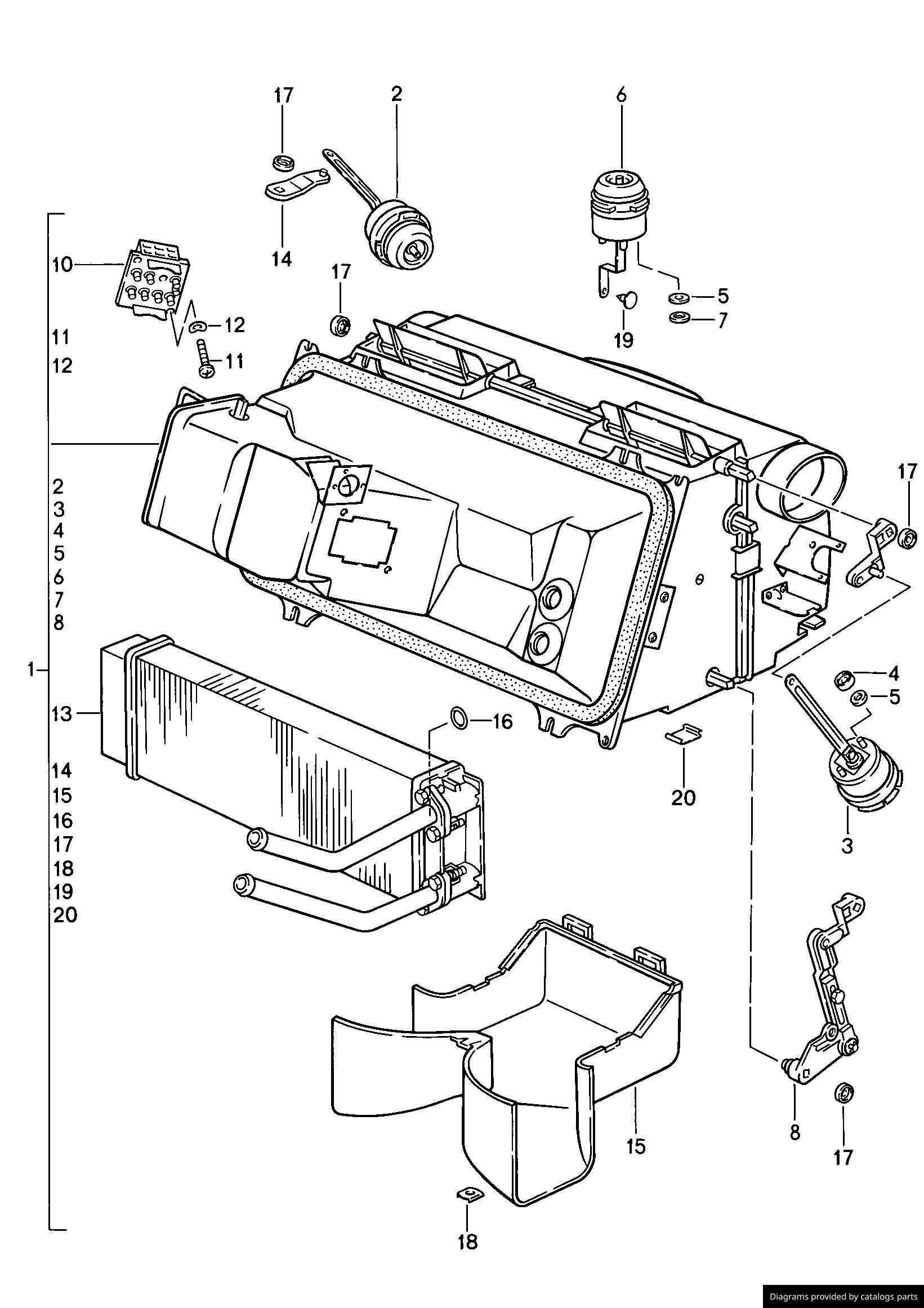 Car part diagram