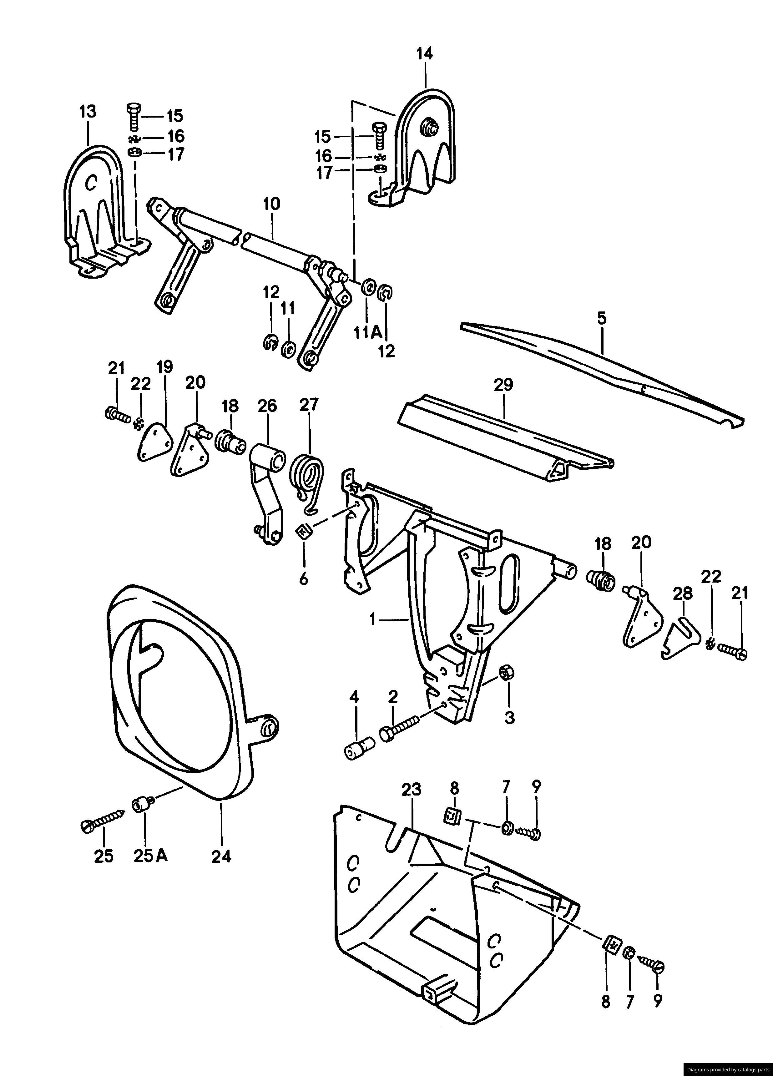 Car part diagram
