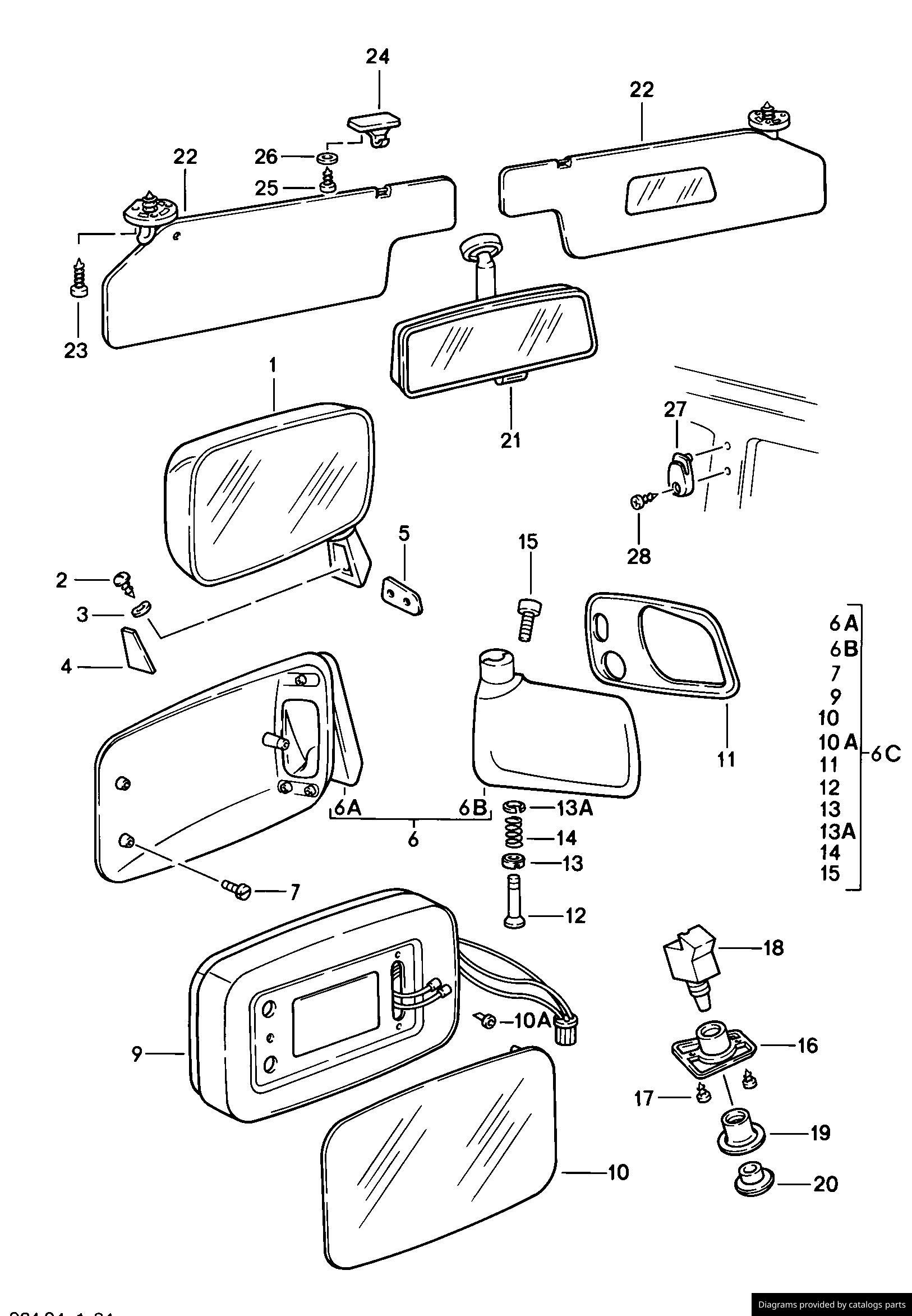 Car part diagram