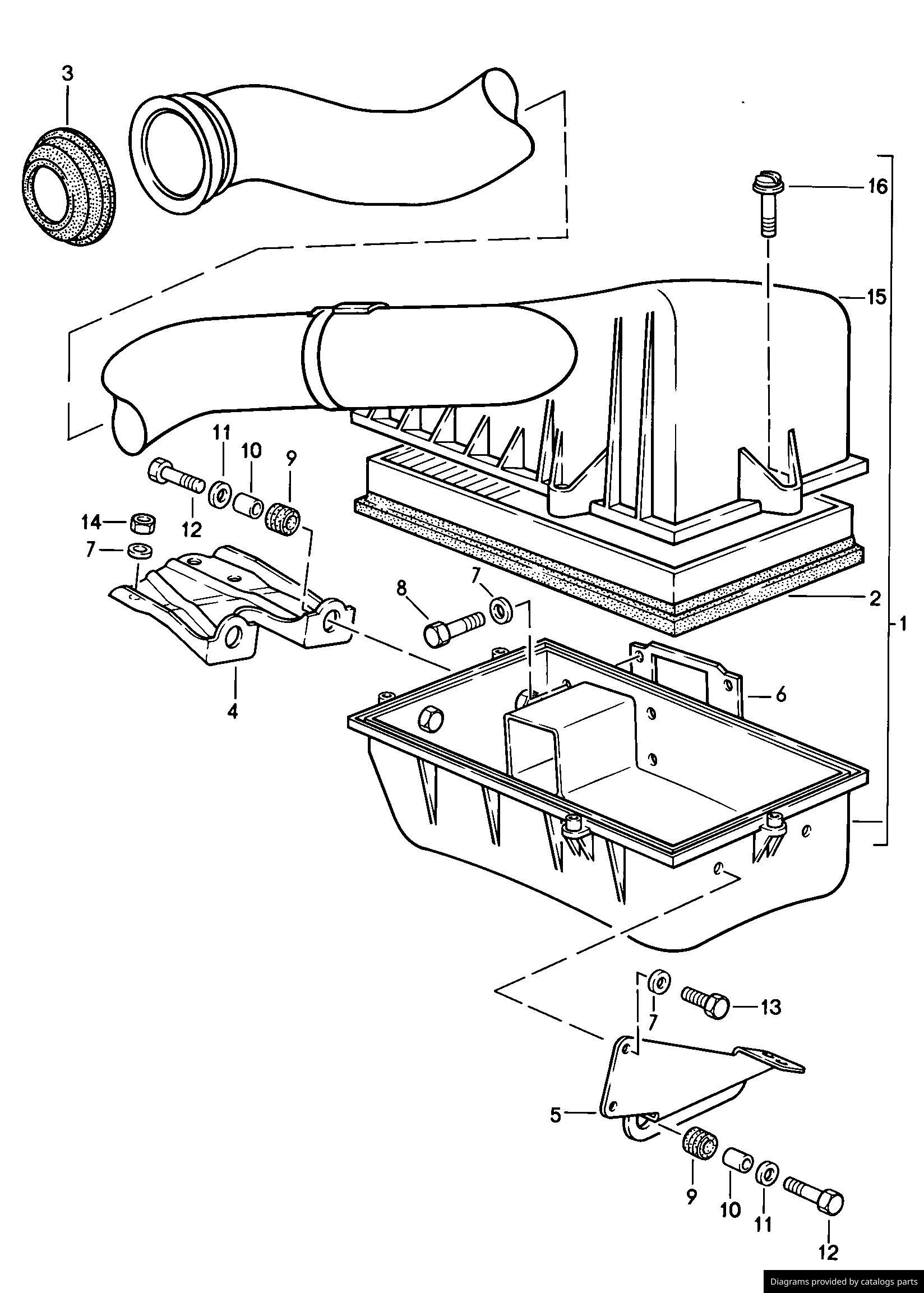 Car part diagram