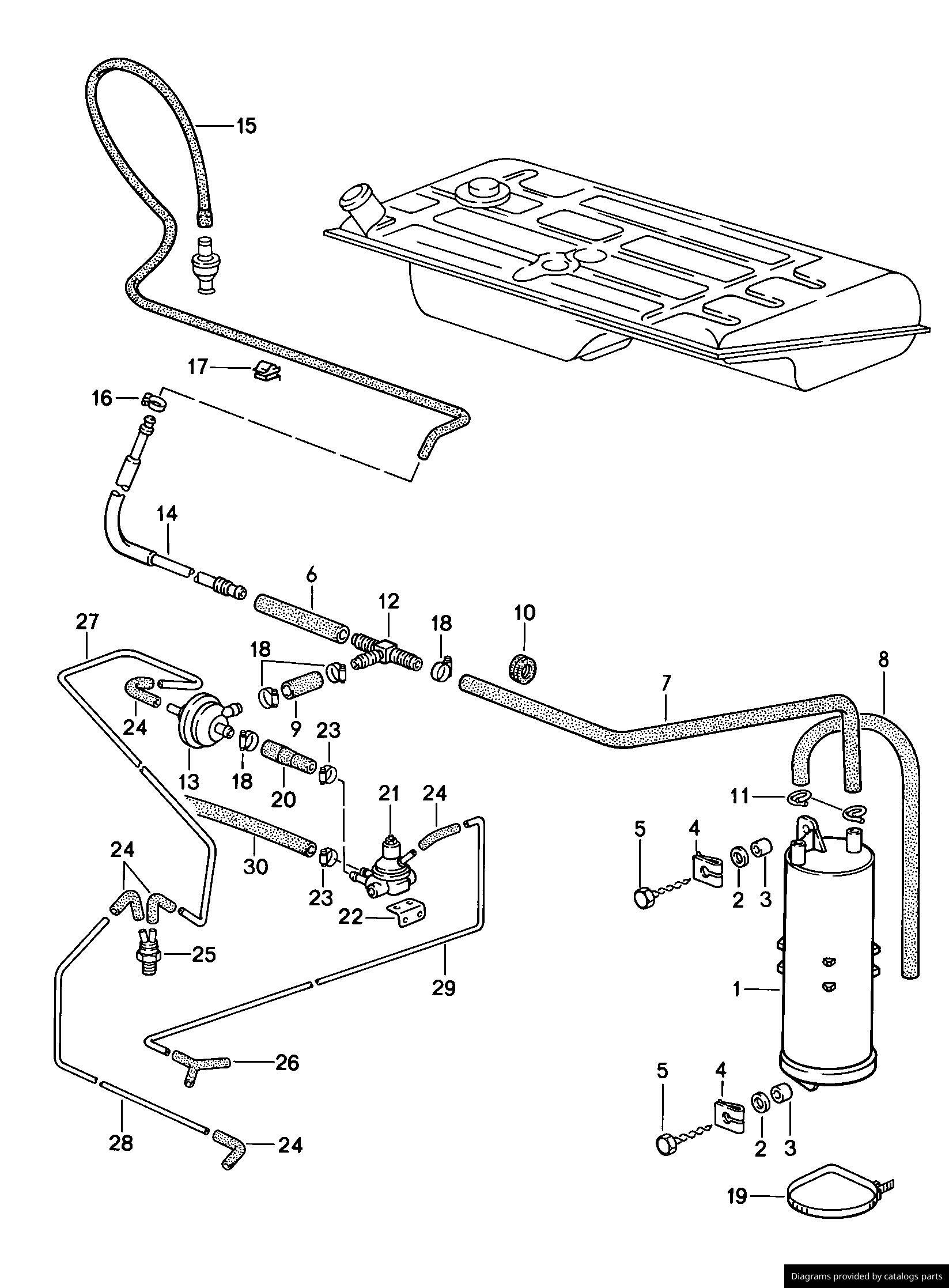 Car part diagram