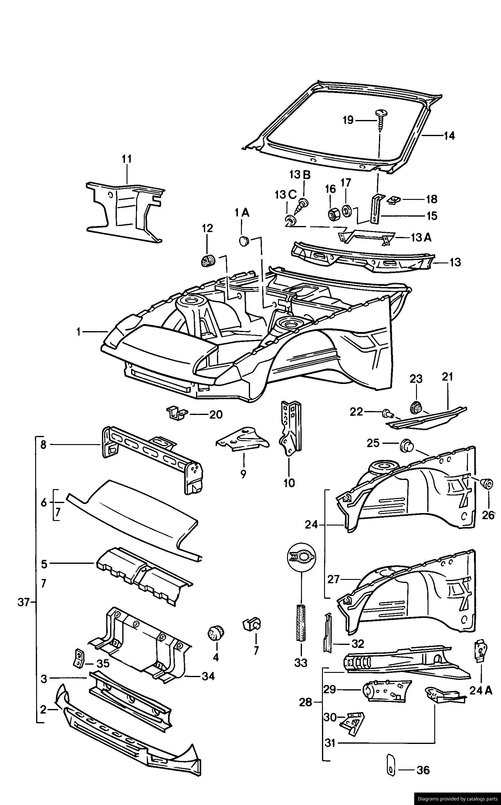 Car part diagram