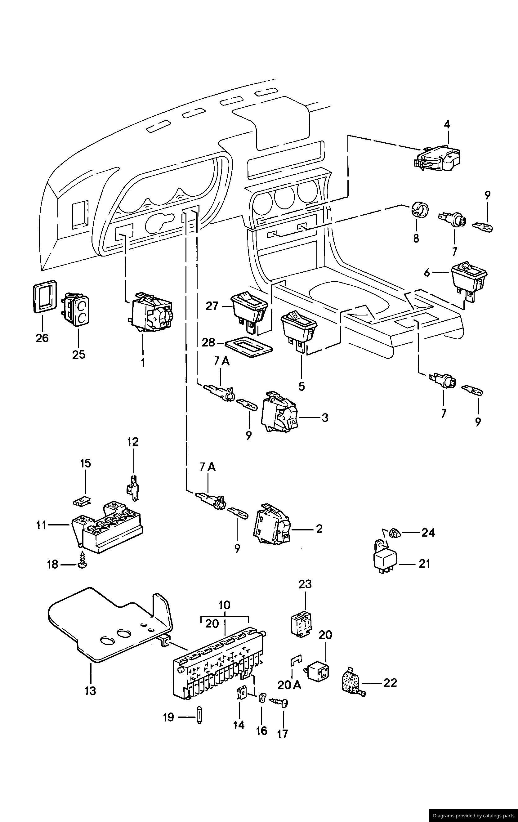 Car part diagram