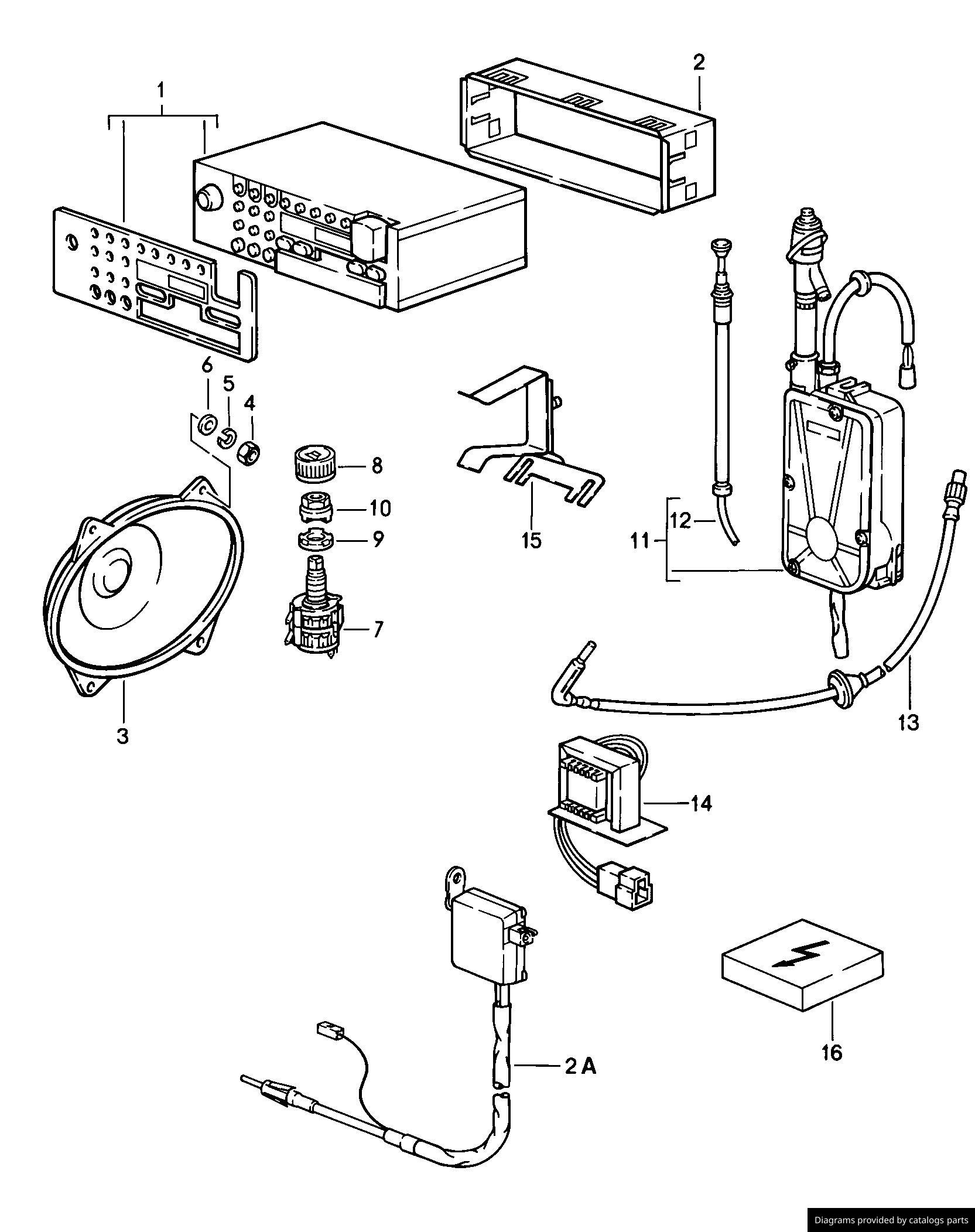 Car part diagram