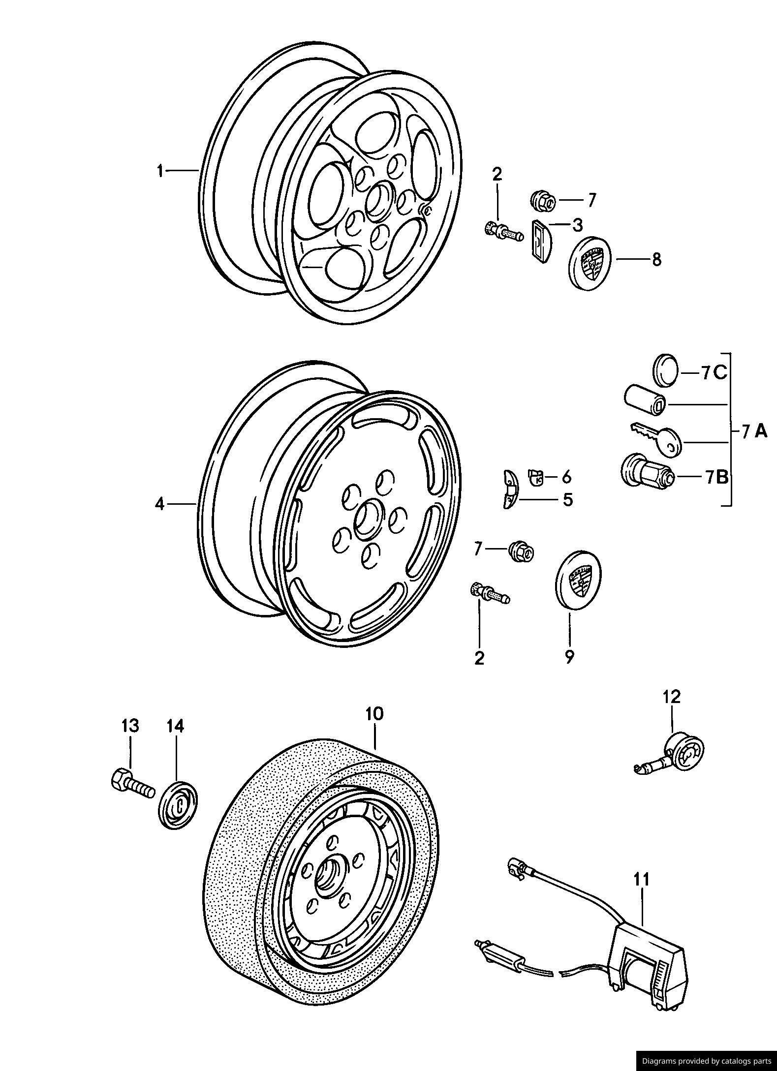 Car part diagram