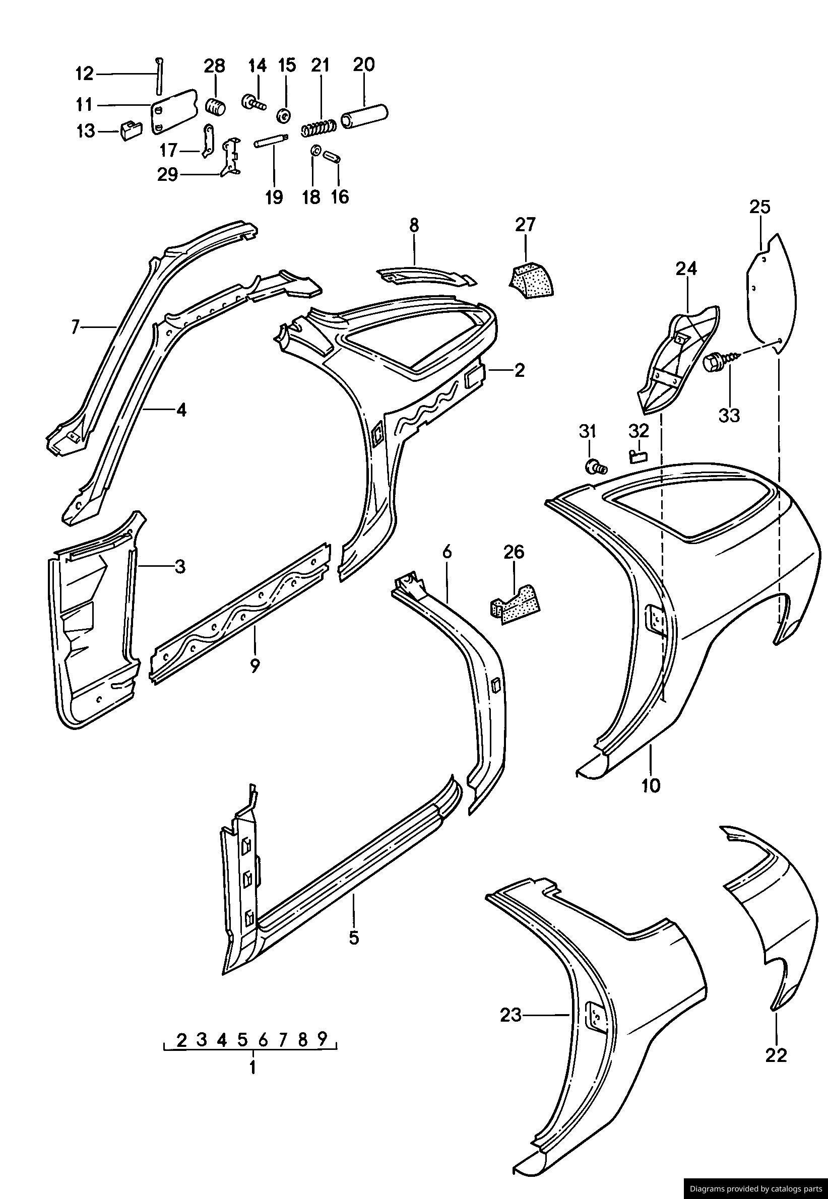 Car part diagram