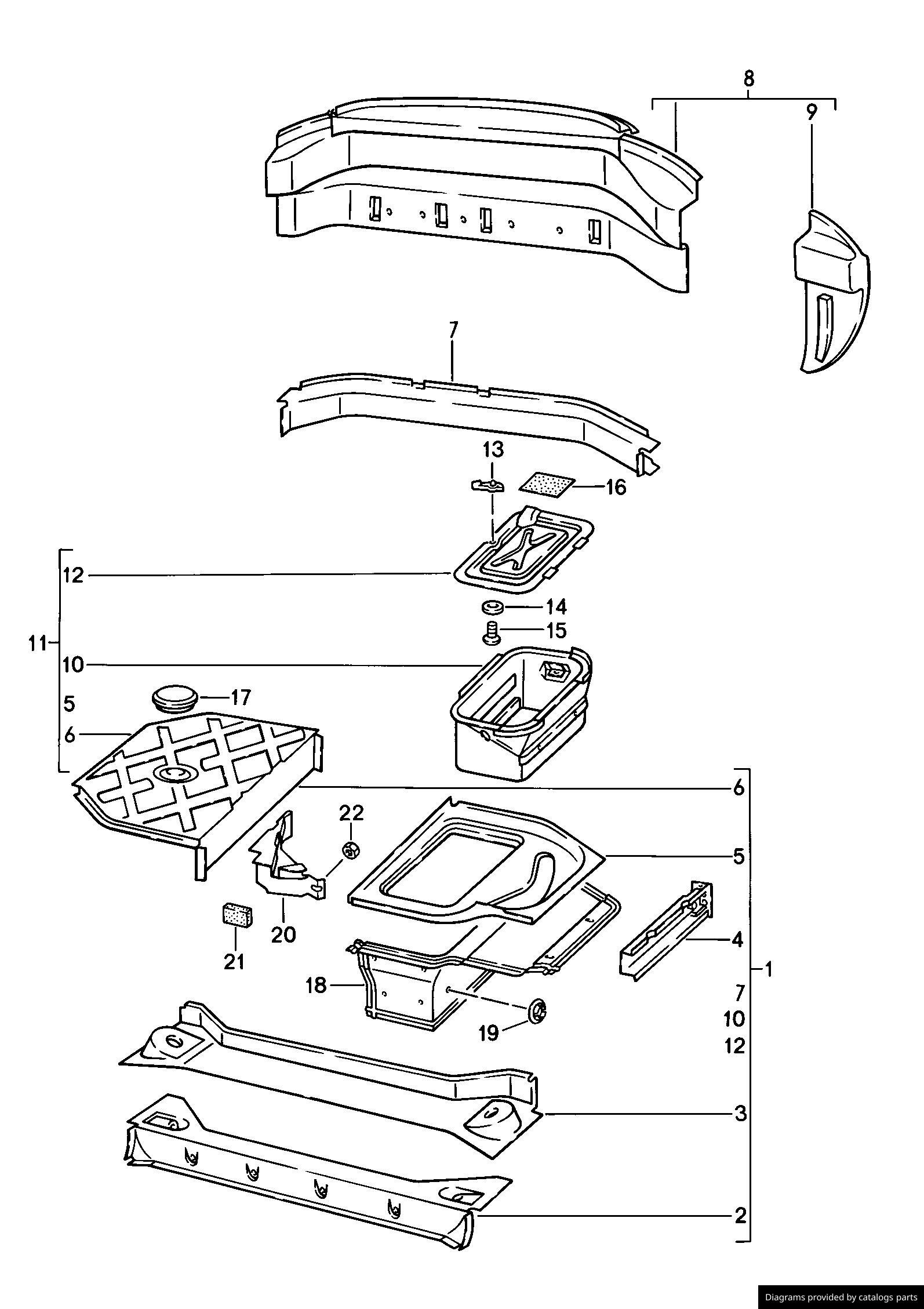 Car part diagram