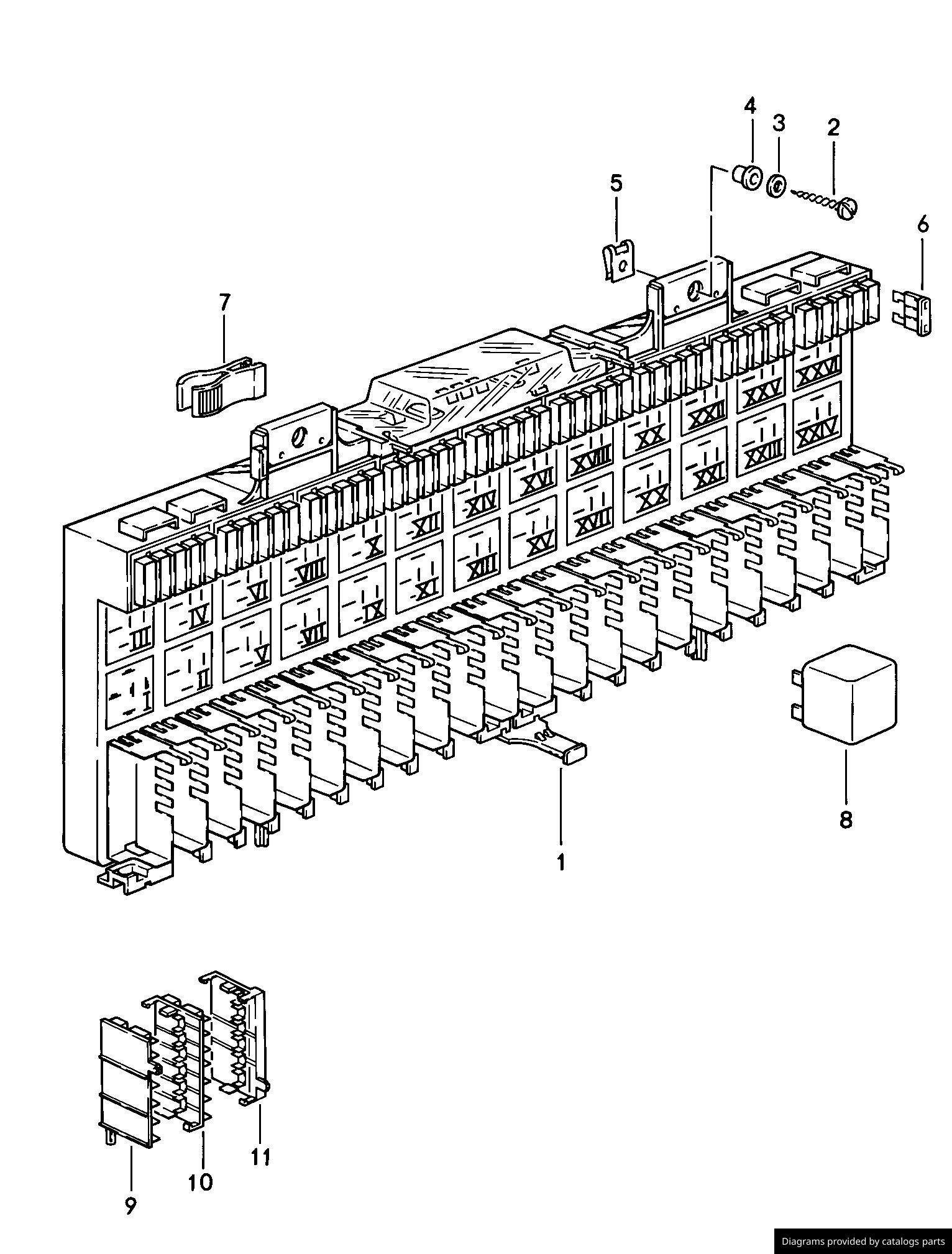 Car part diagram