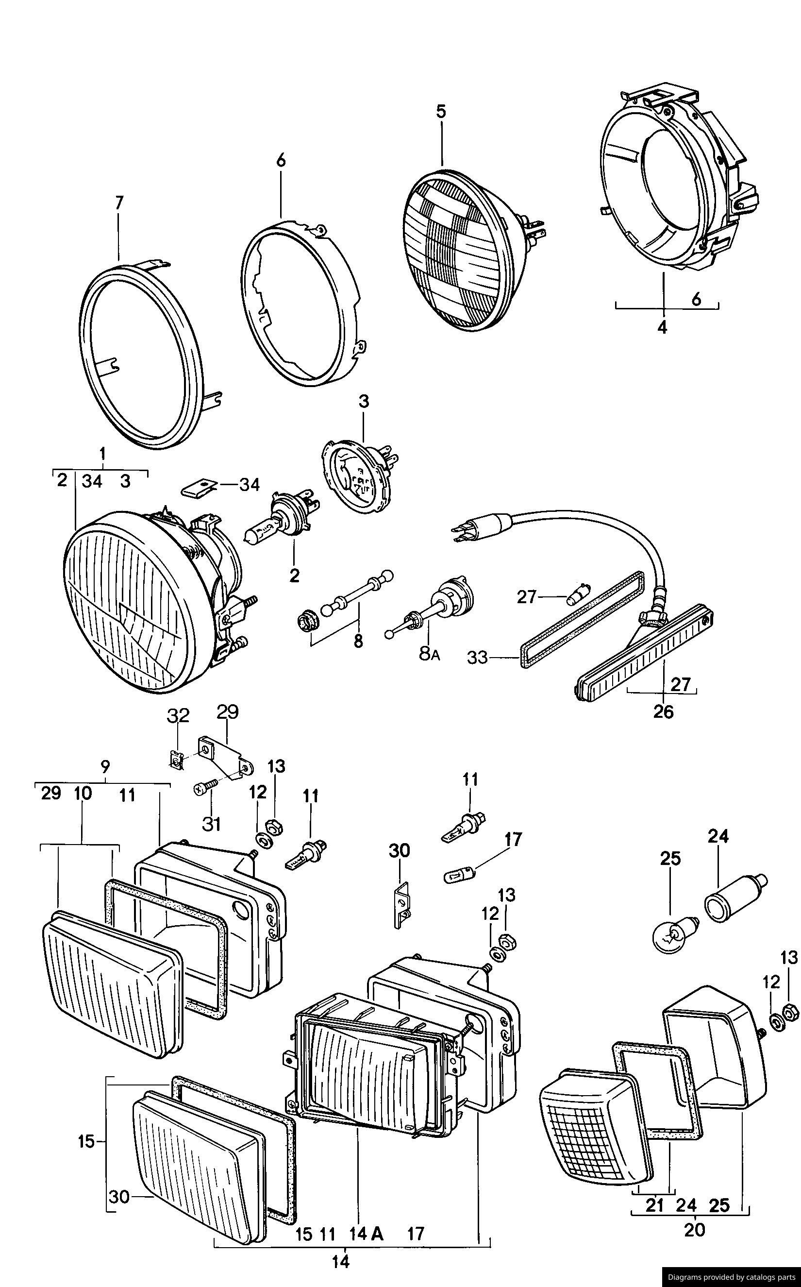 Car part diagram