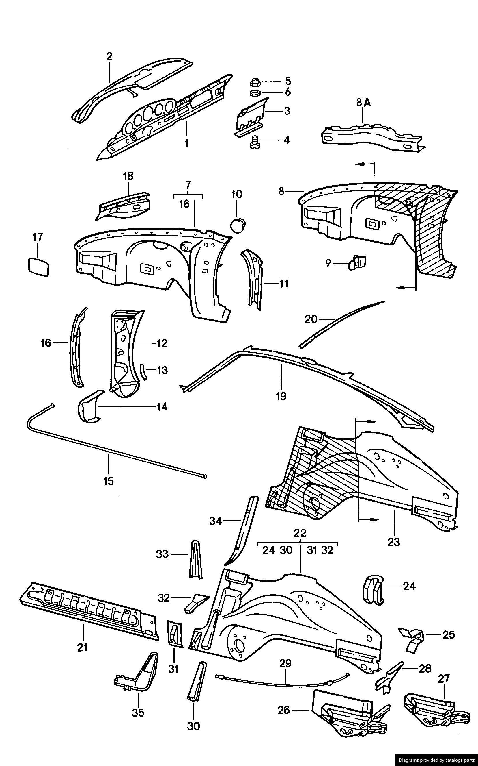 Car part diagram