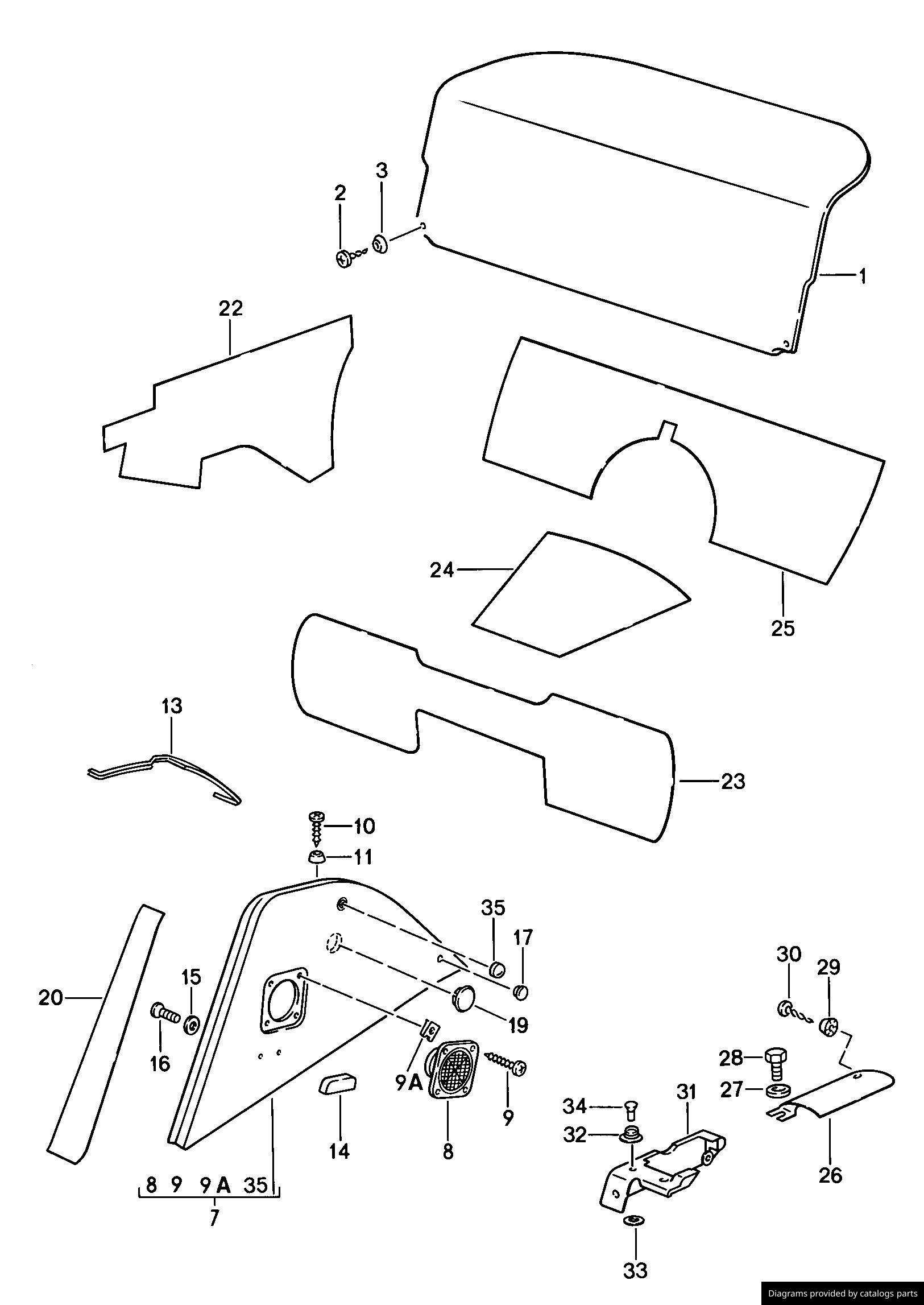 Car part diagram