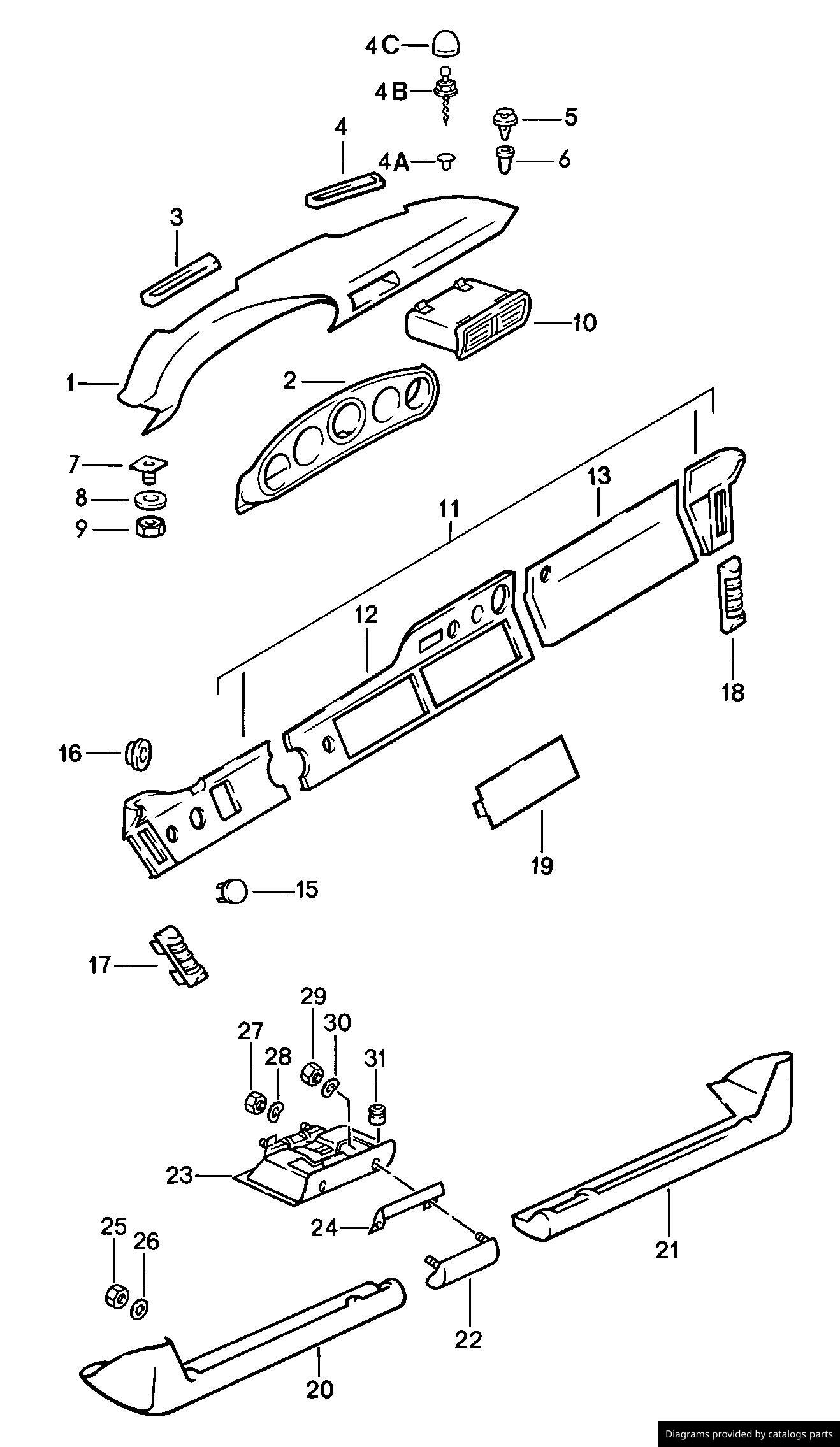 Car part diagram