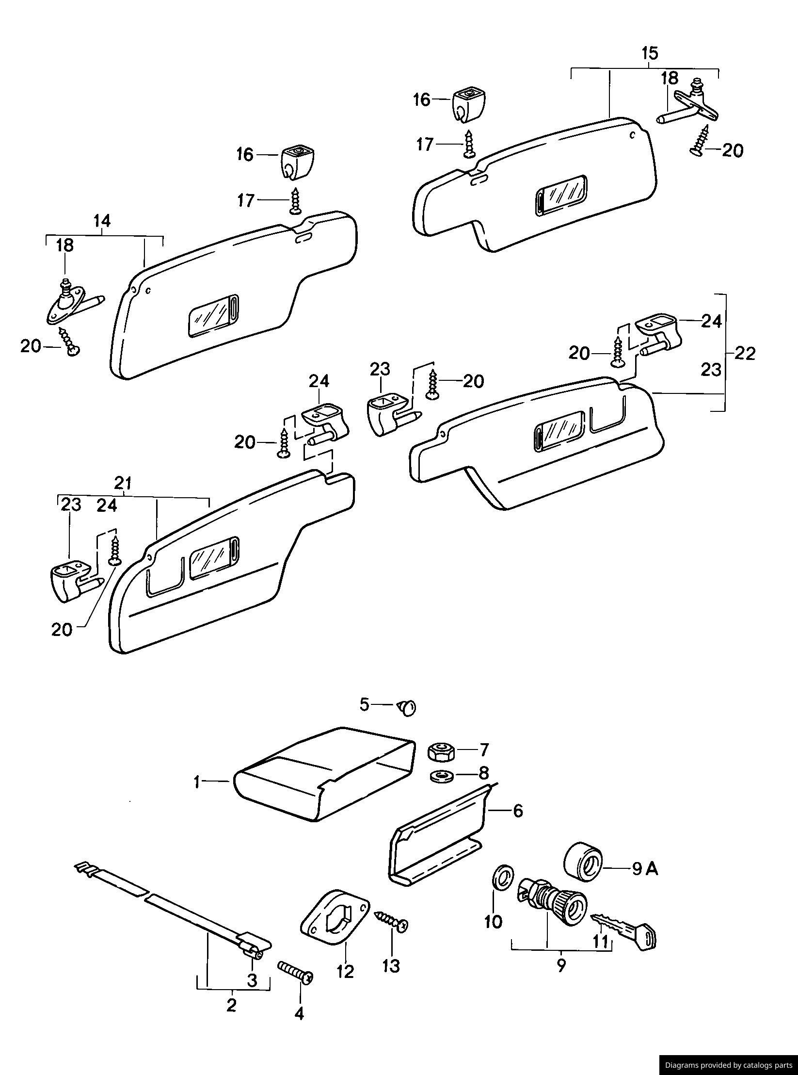Car part diagram